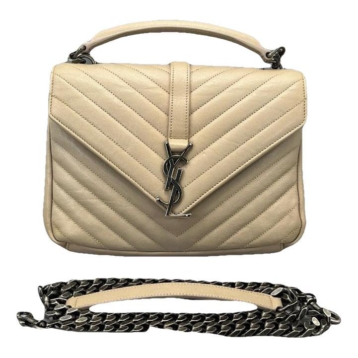 Collége monogramme leather handbag