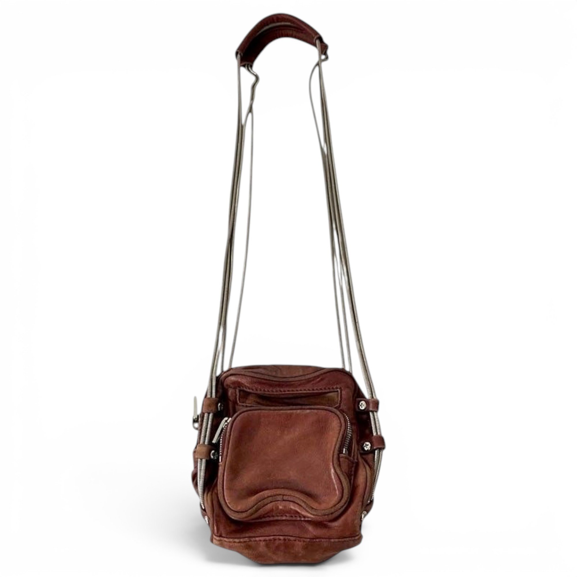 Leather crossbody bag