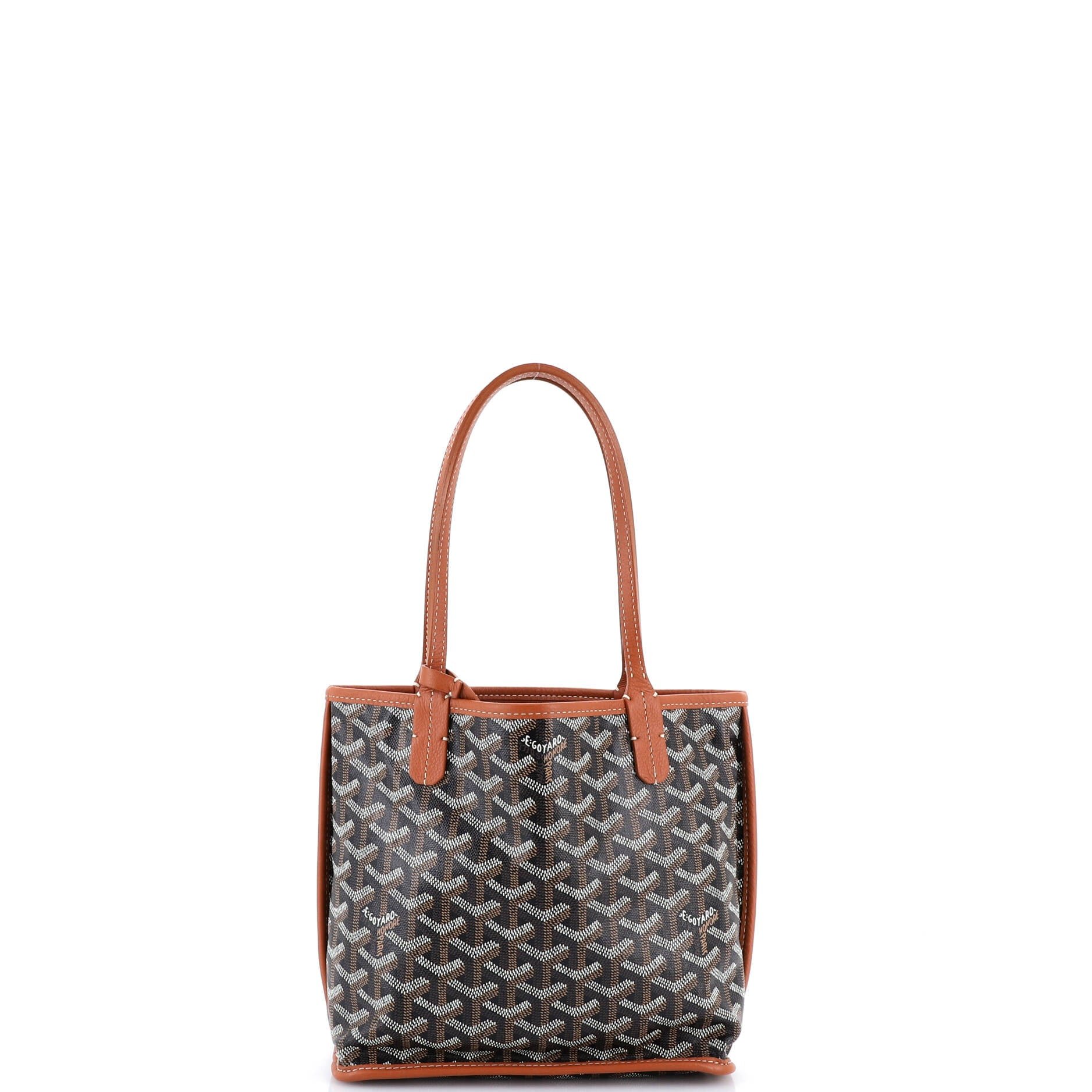 Anjou Reversible Tote Coated Canvas Mini