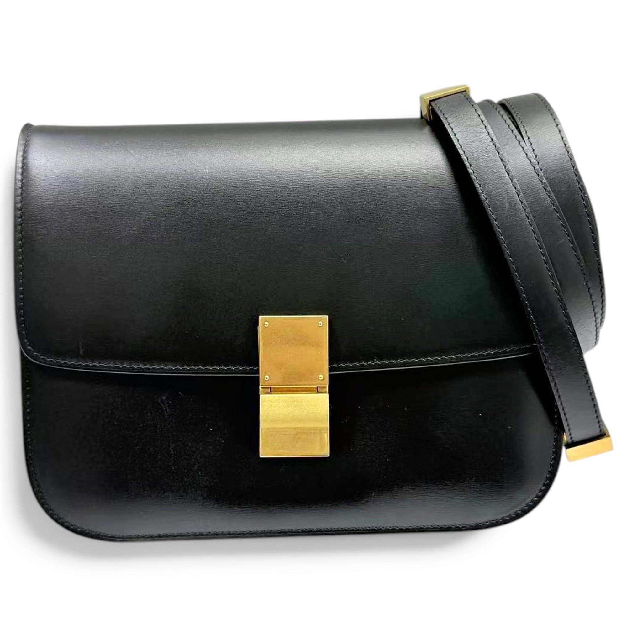 Classic leather handbag