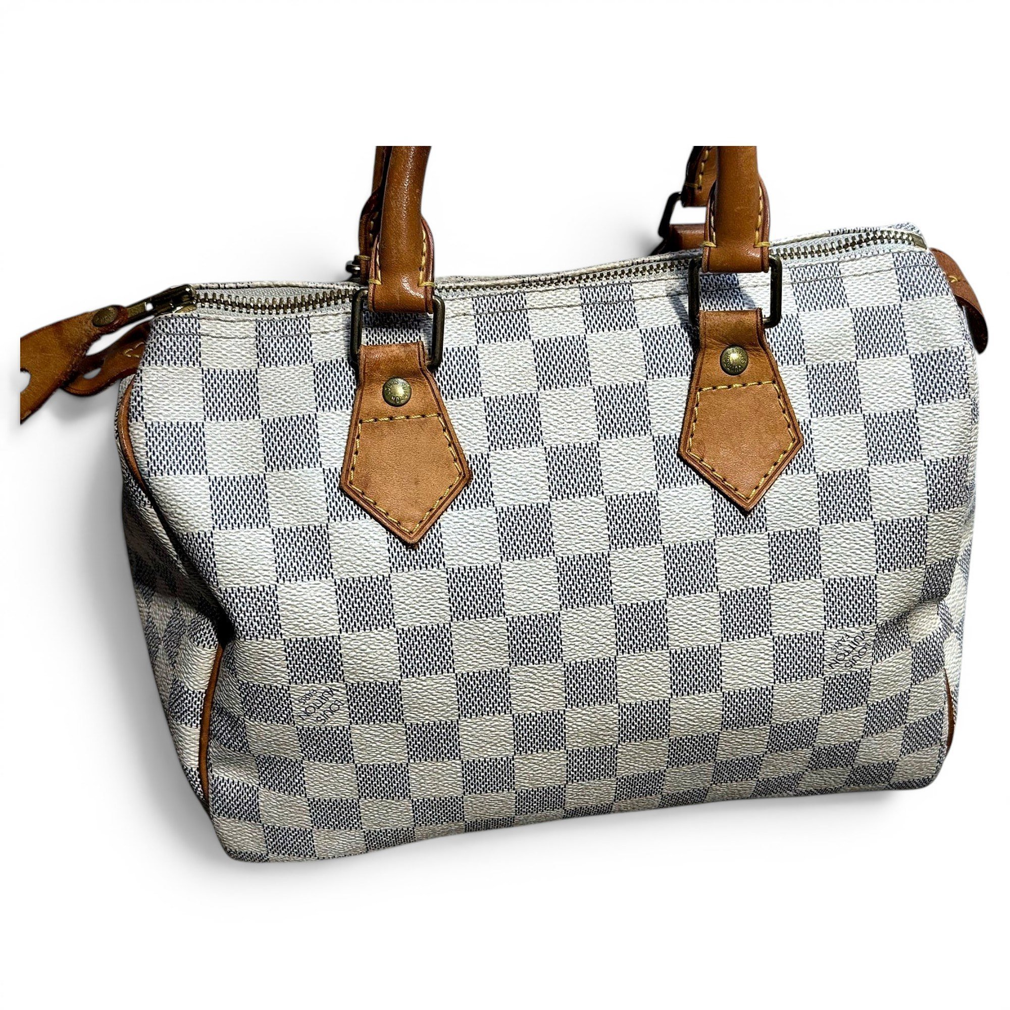 Speedy leather handbag
