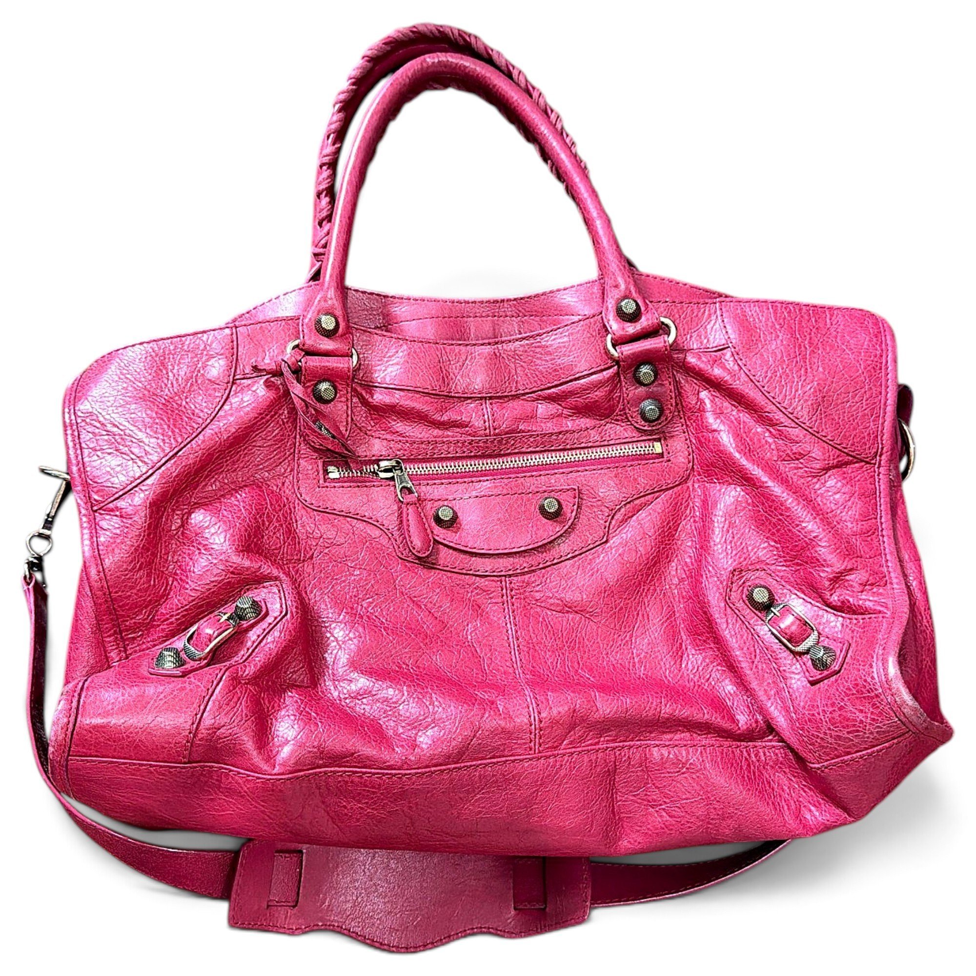 Balenciaga City leather satchel