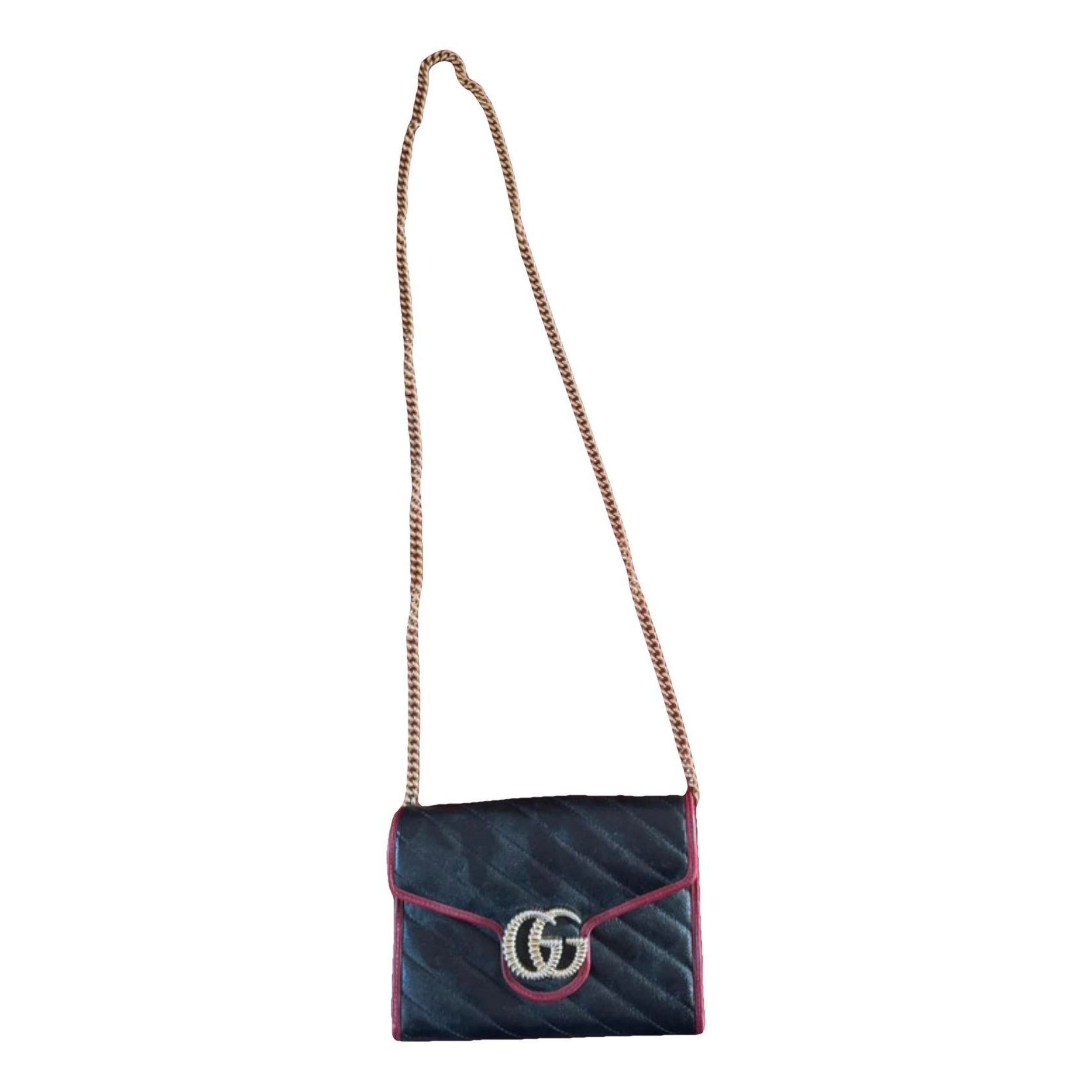 GG Marmont Chain leather crossbody bag