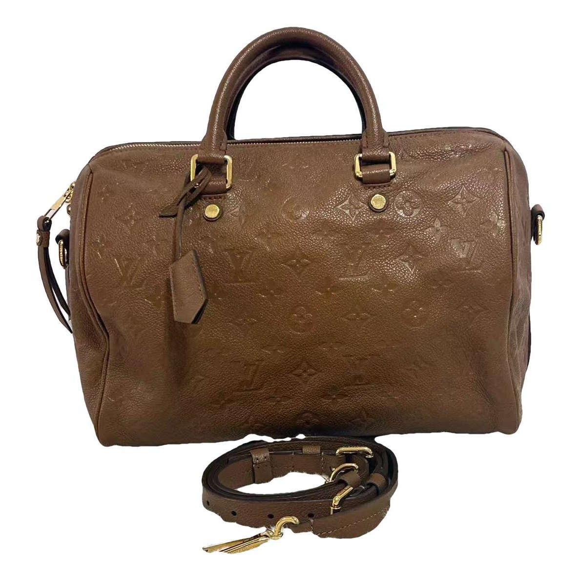Speedy leather handbag