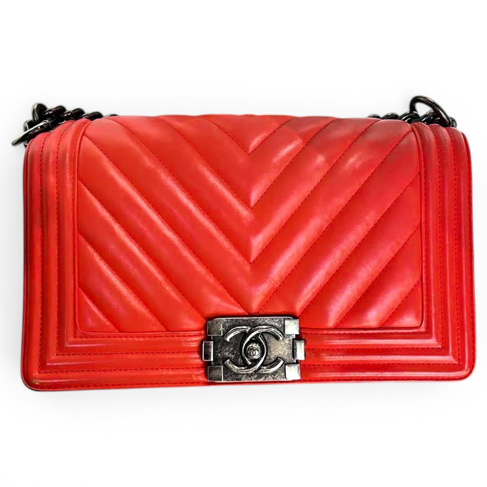 Boy leather crossbody bag