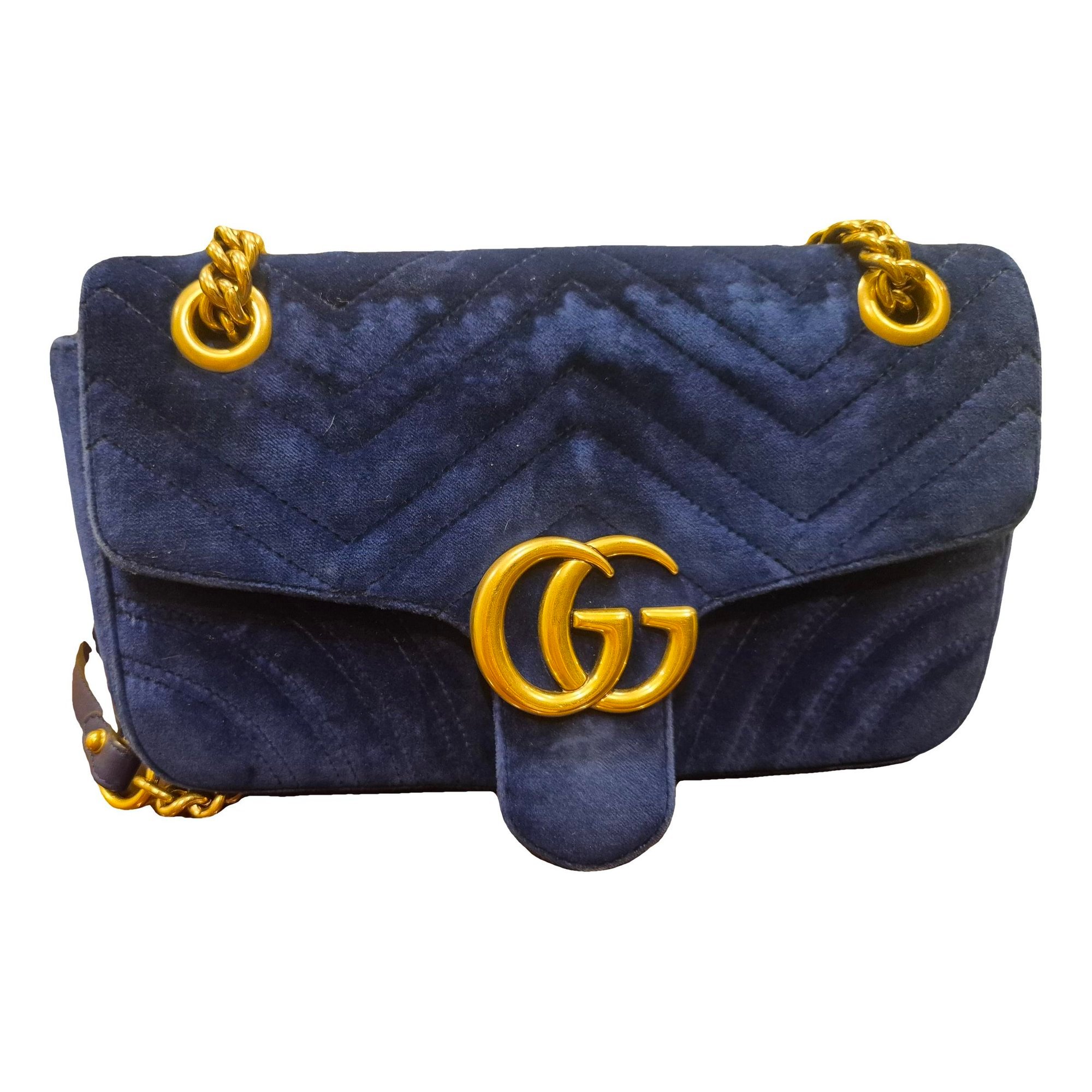 GG Marmont velvet crossbody bag