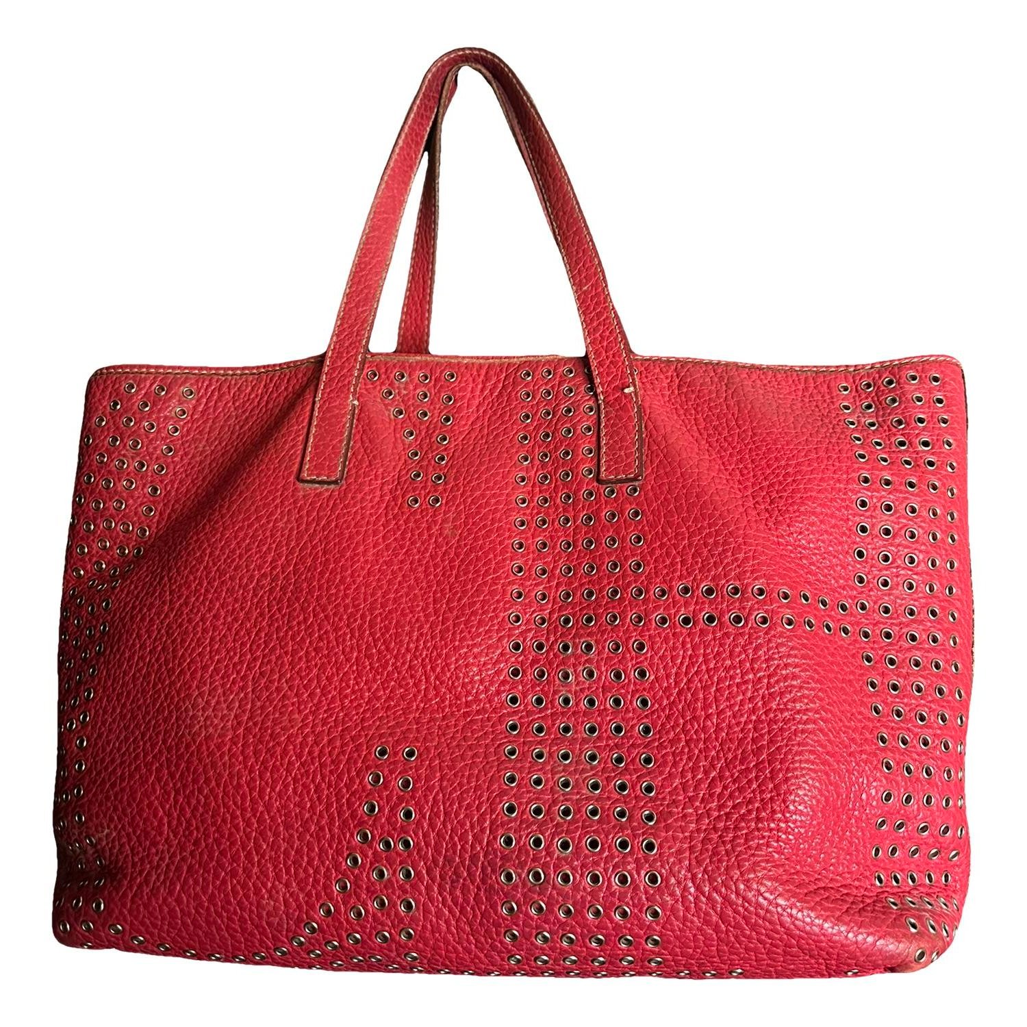 Leather handbag