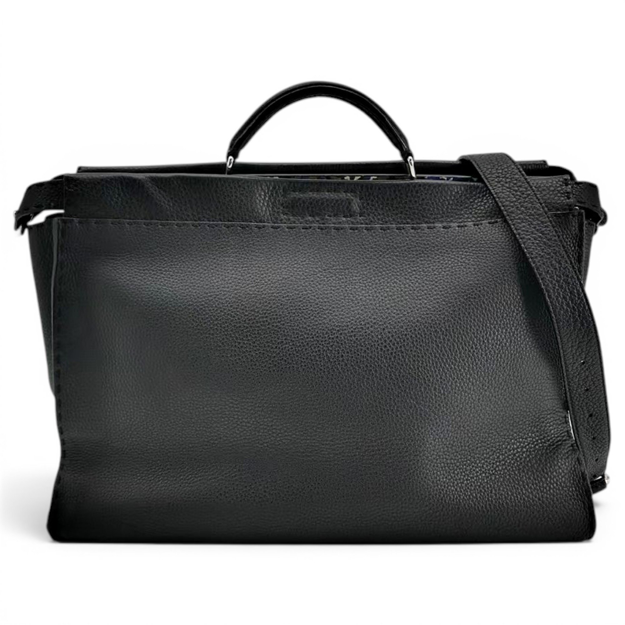 Peekaboo leather handbag