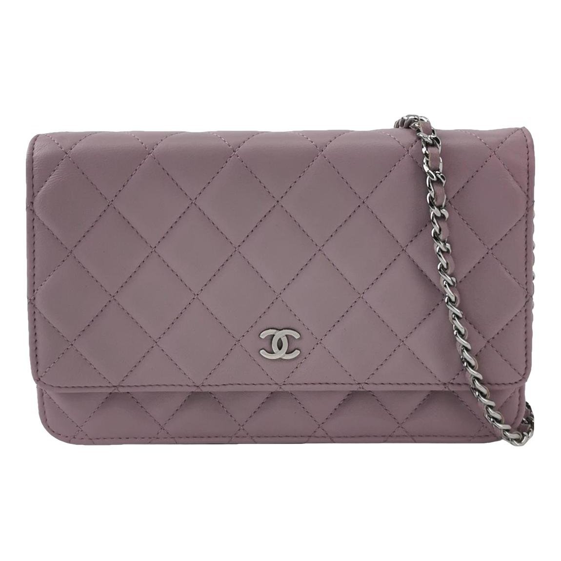 Wallet On Chain Timeless/Classique leather crossbody bag