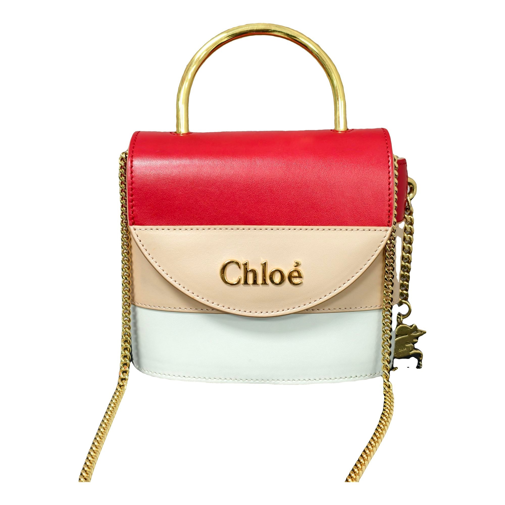 Aby Lock leather handbag