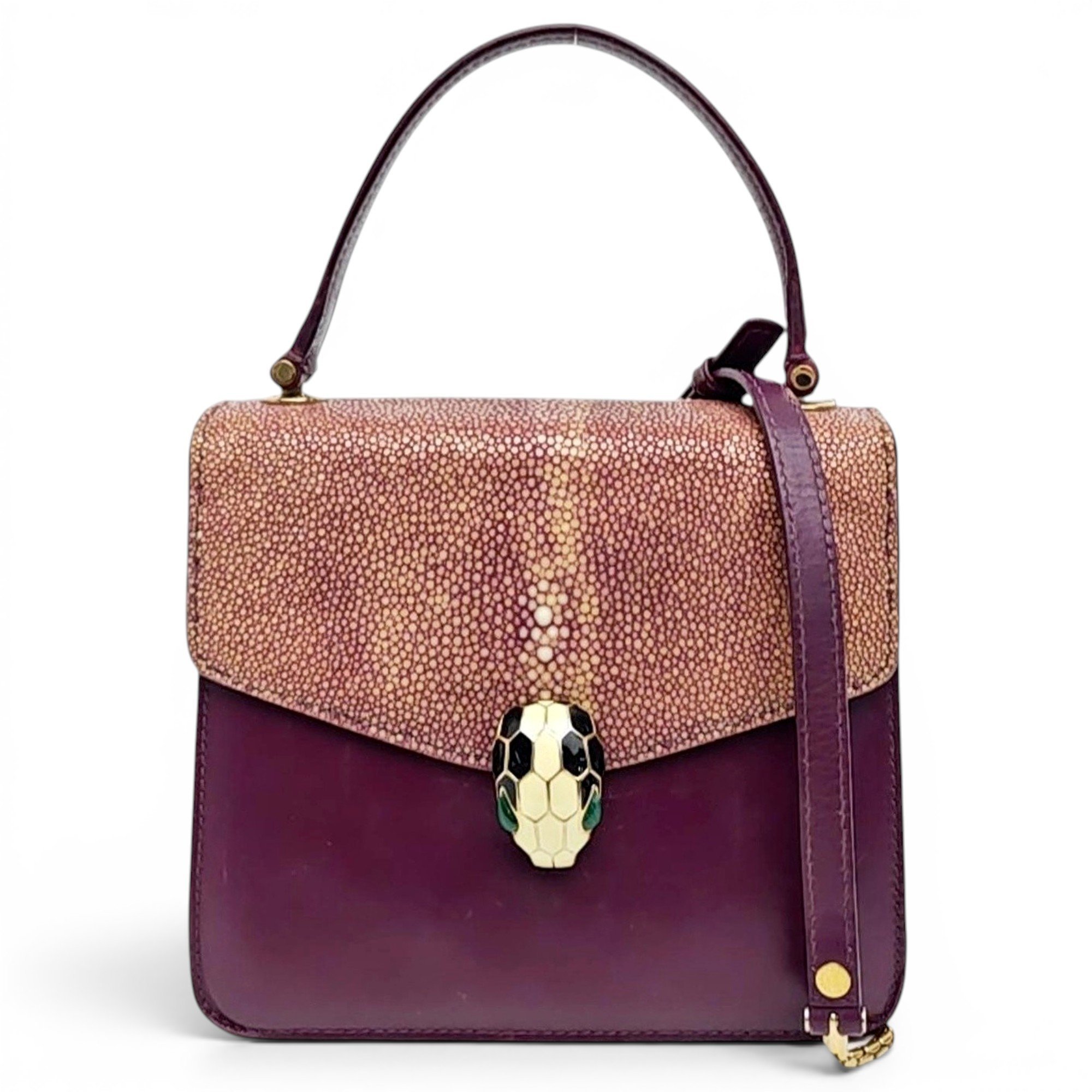 Leather handbag