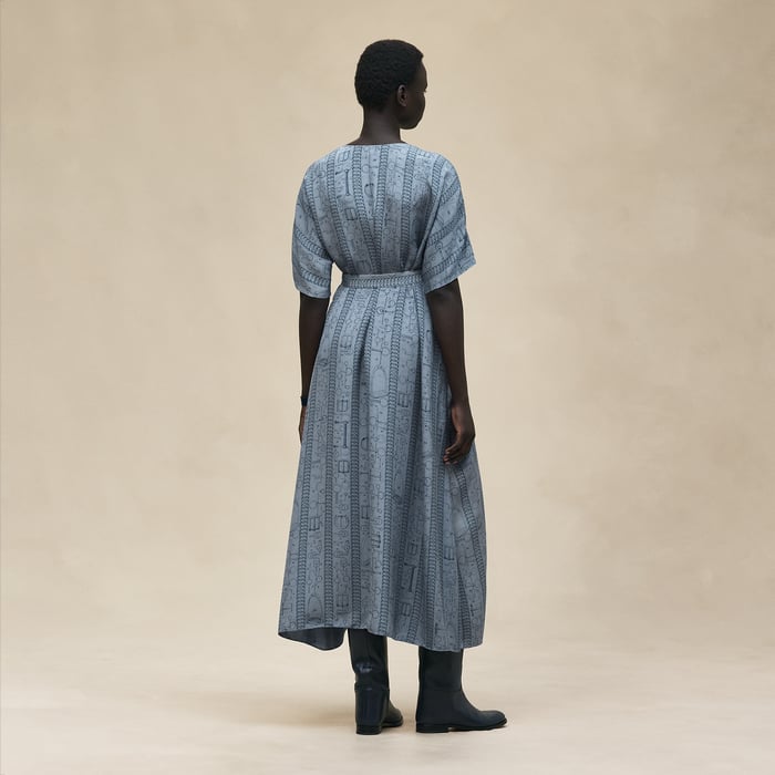 Bleu Adriatique "Cahier Du Colporteur" Classic Caftan