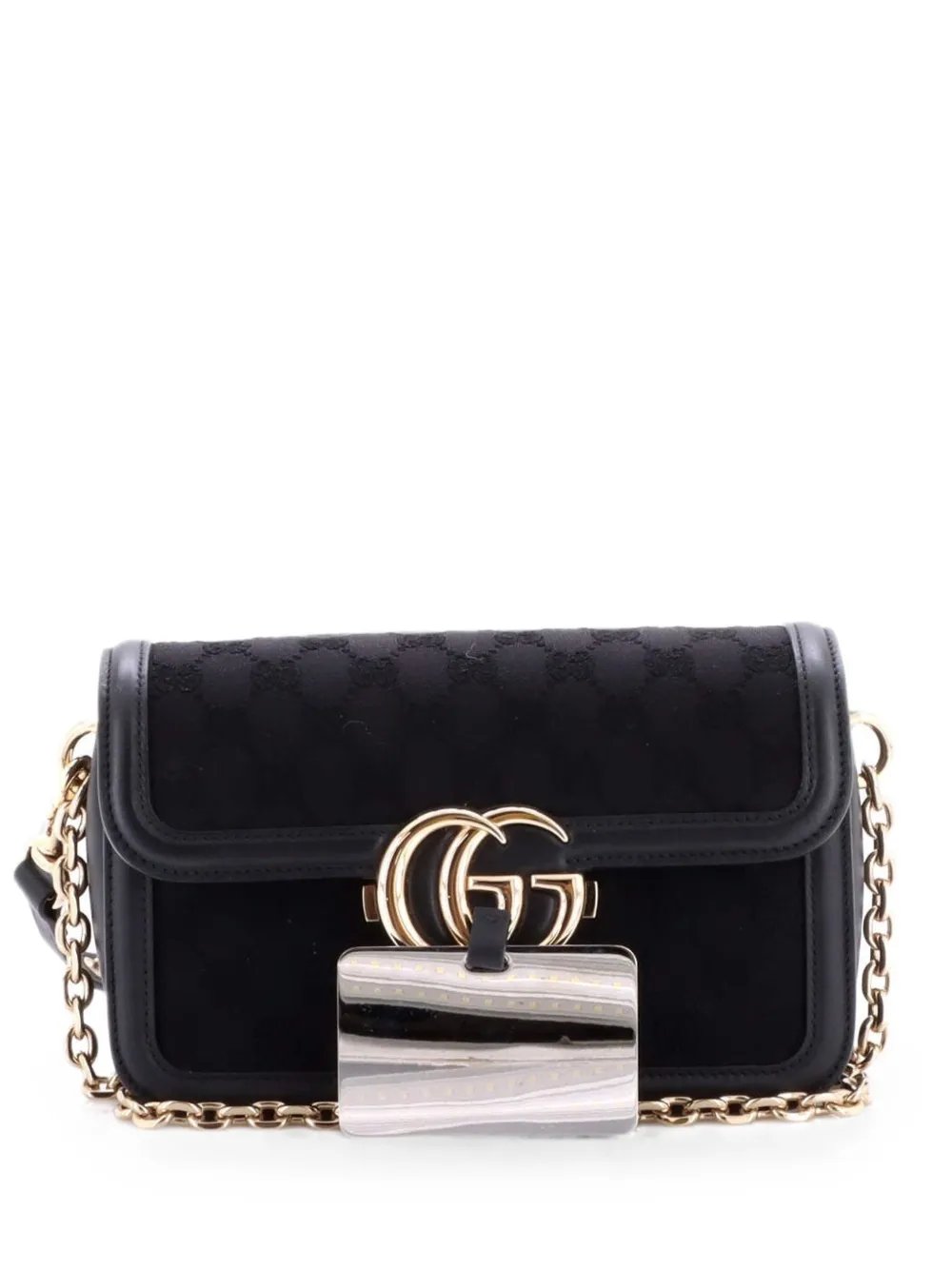 Go GG Canvas with Leather Small shoulder bag