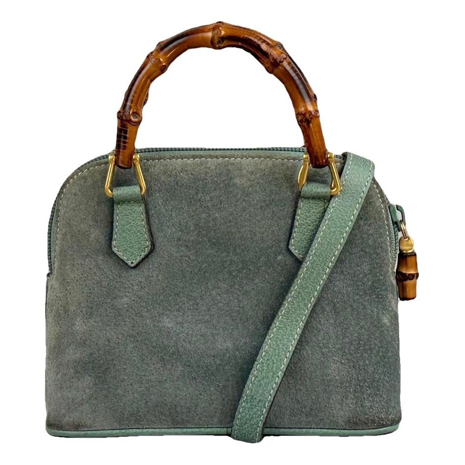 Bamboo leather handbag