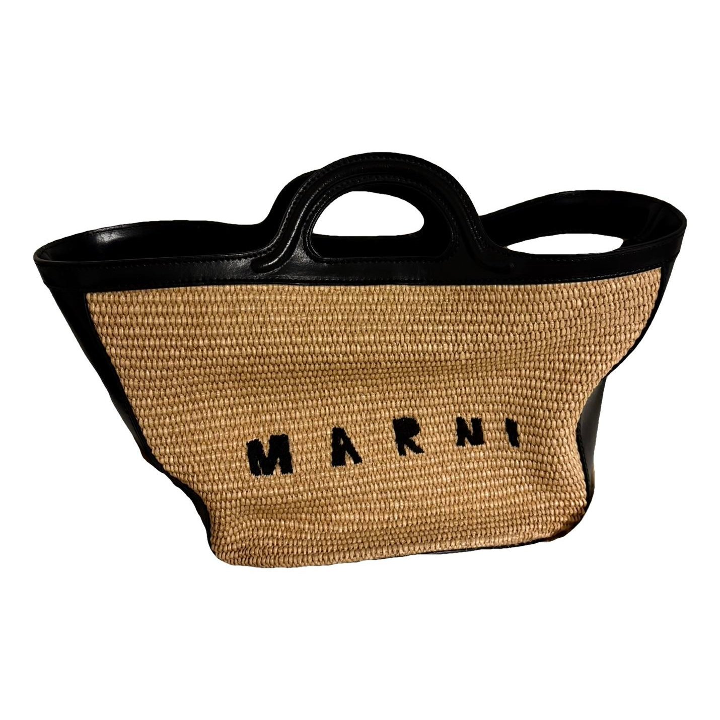 Tropicalia leather tote