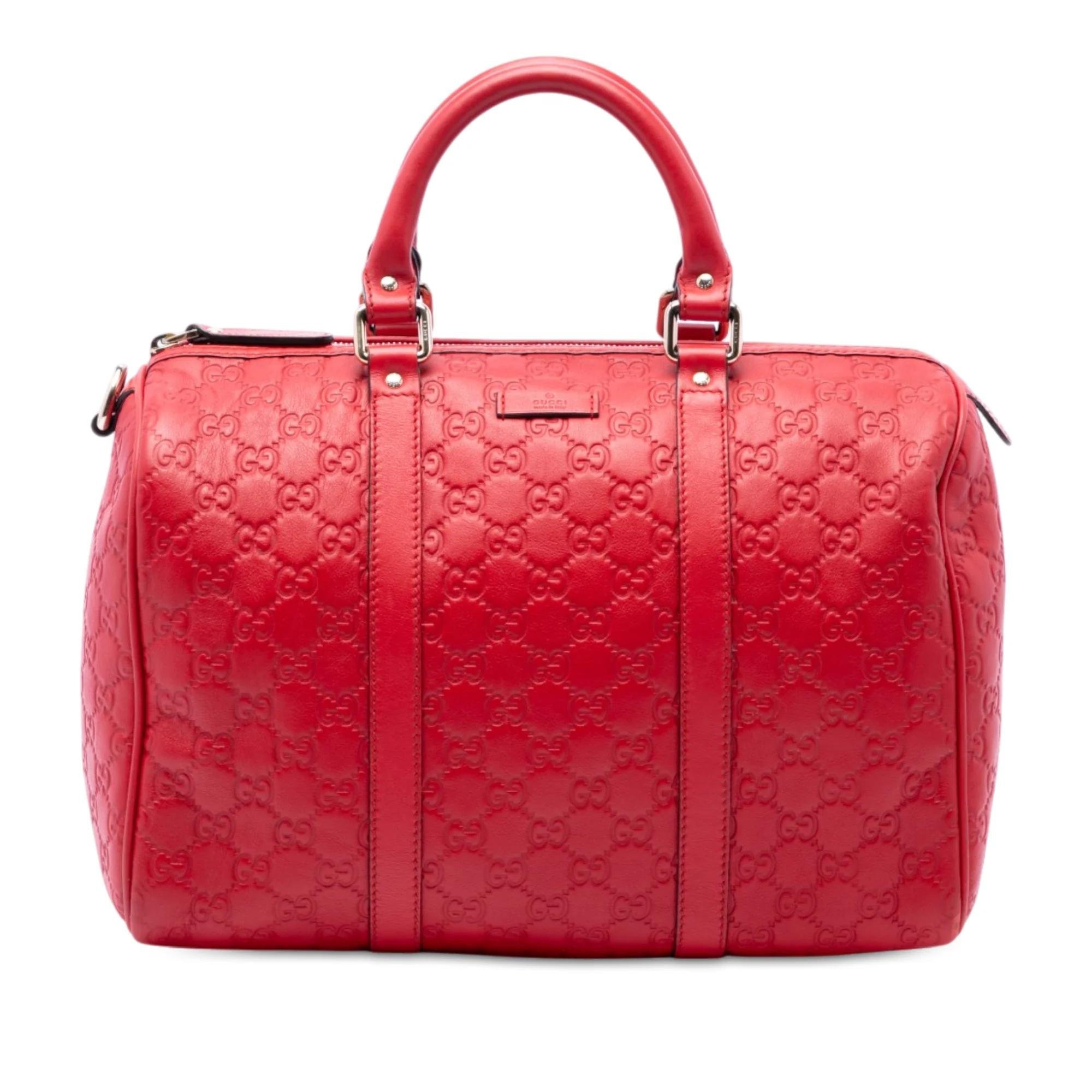 Boston leather bag