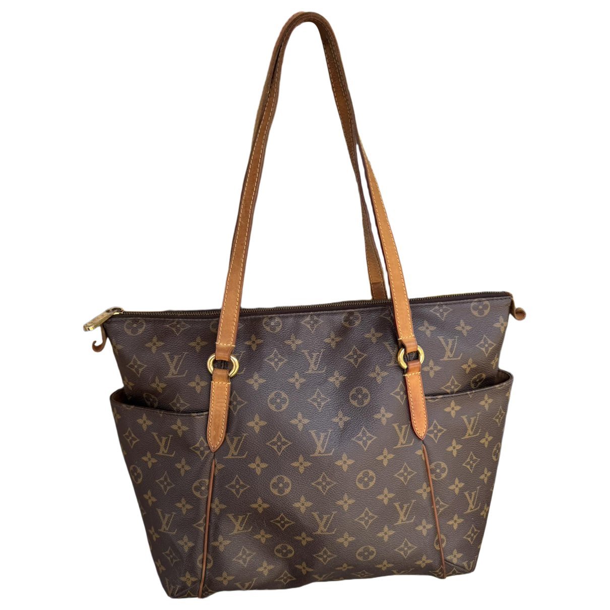 Totally leather handbag
