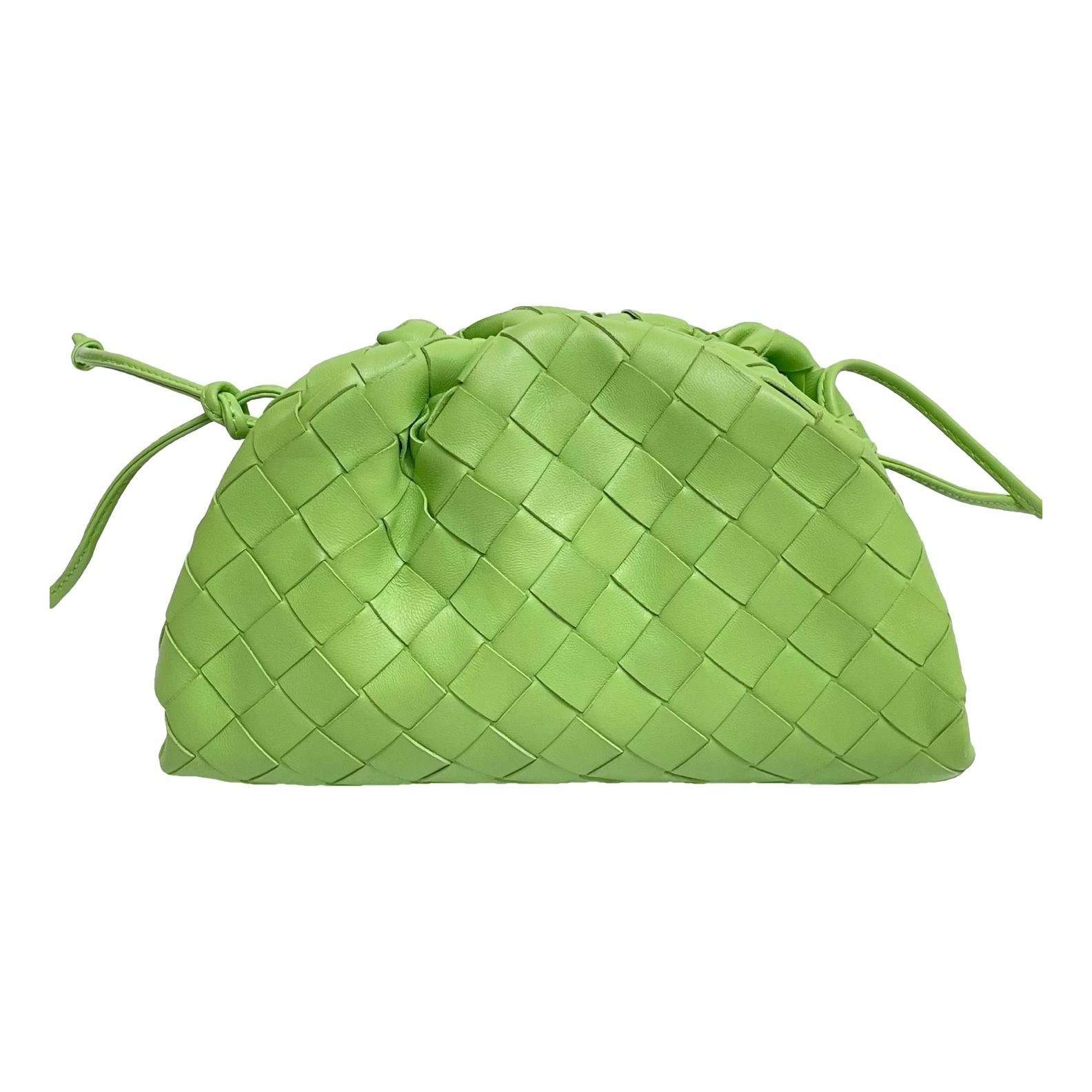 Pouch leather handbag