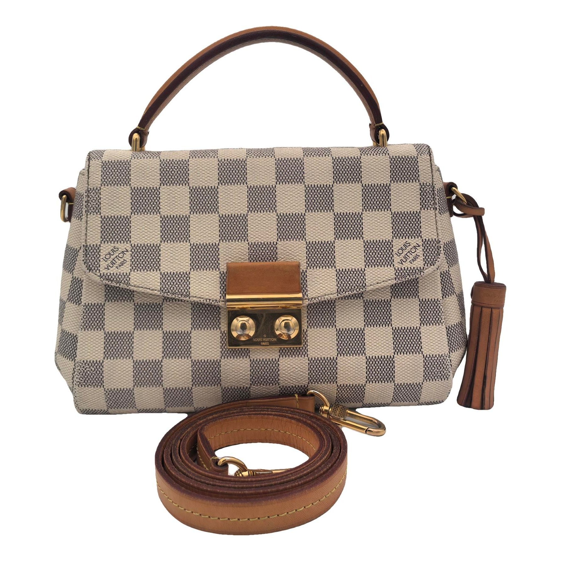 Croisette leather handbag