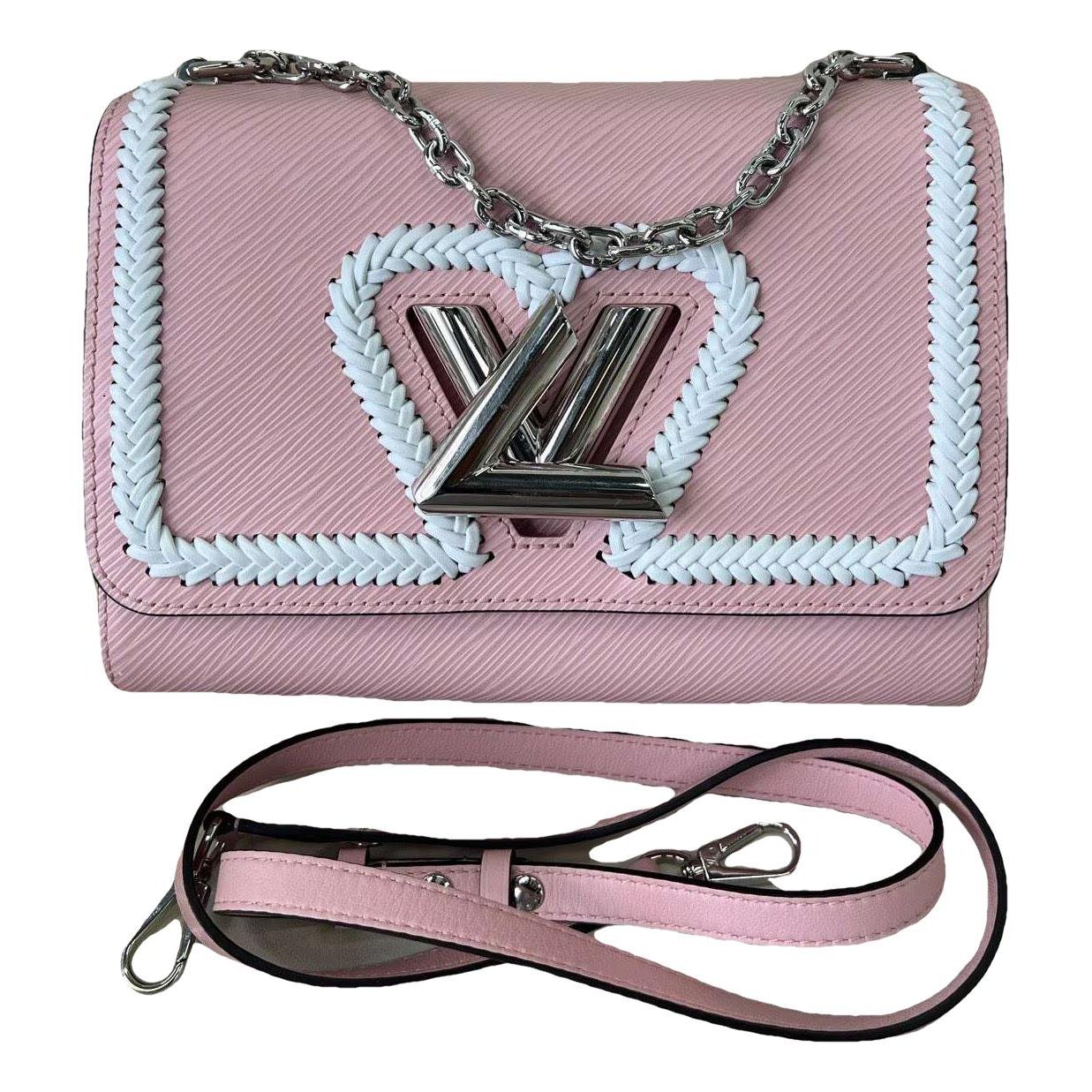Twist leather handbag