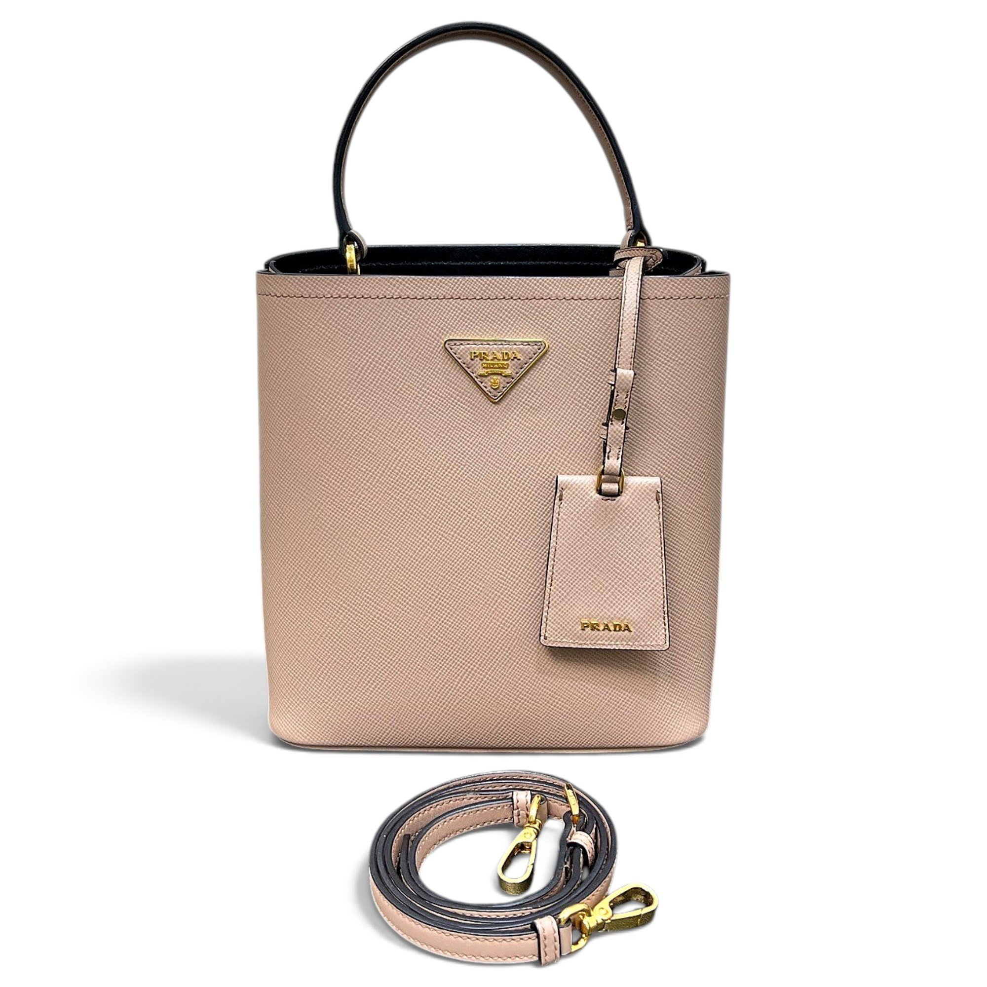 Panier leather handbag