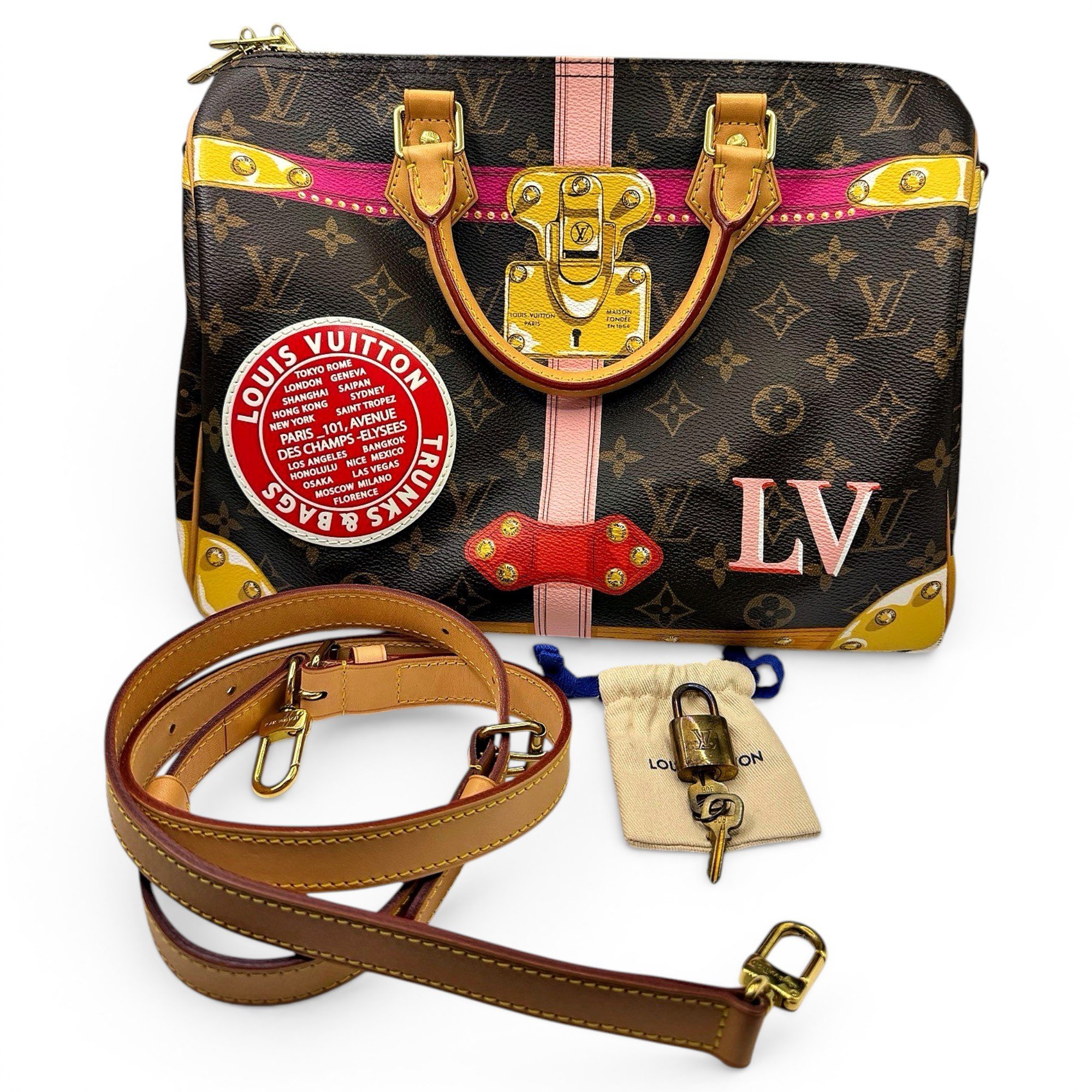 Speedy Bandoulière leather handbag