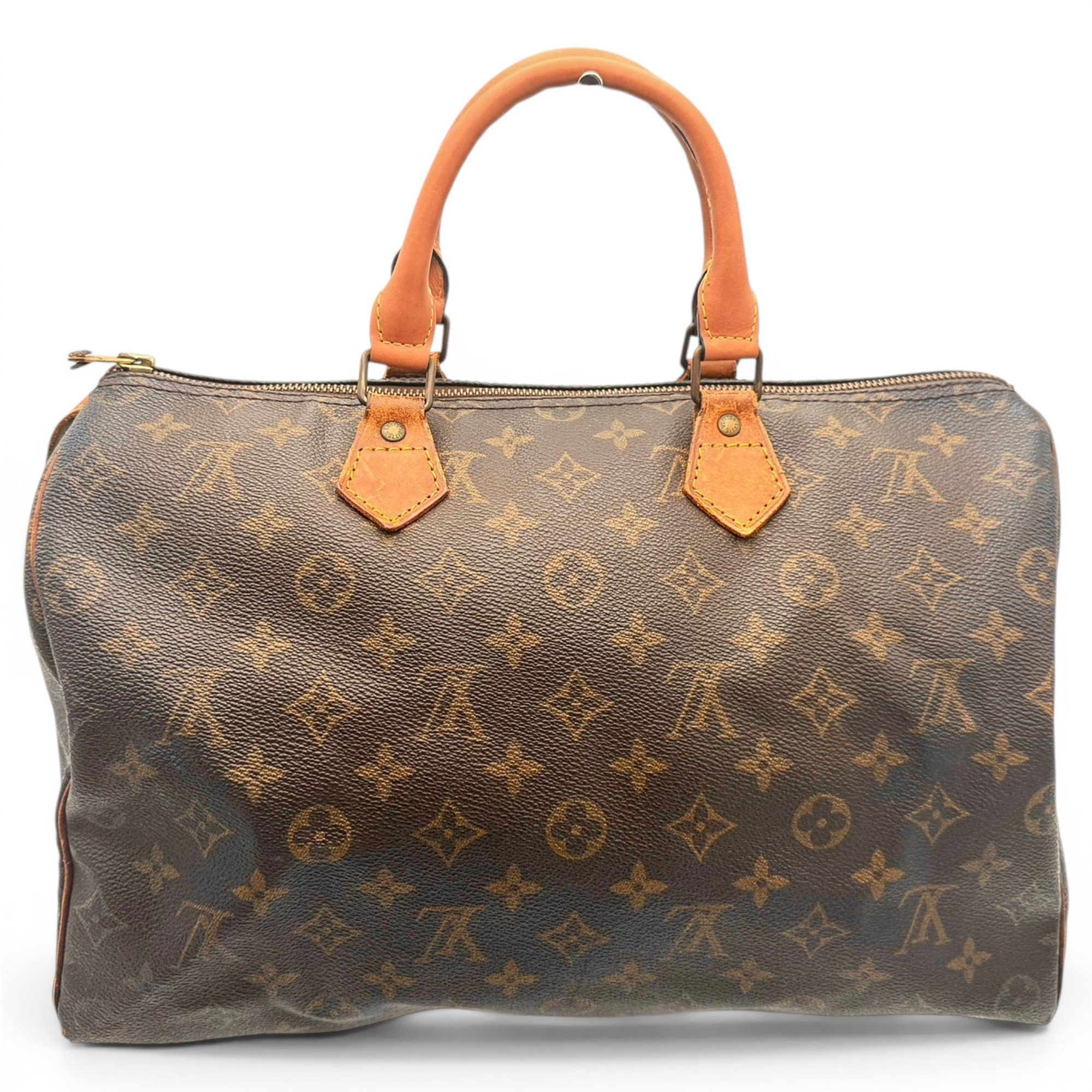 Speedy leather handbag
