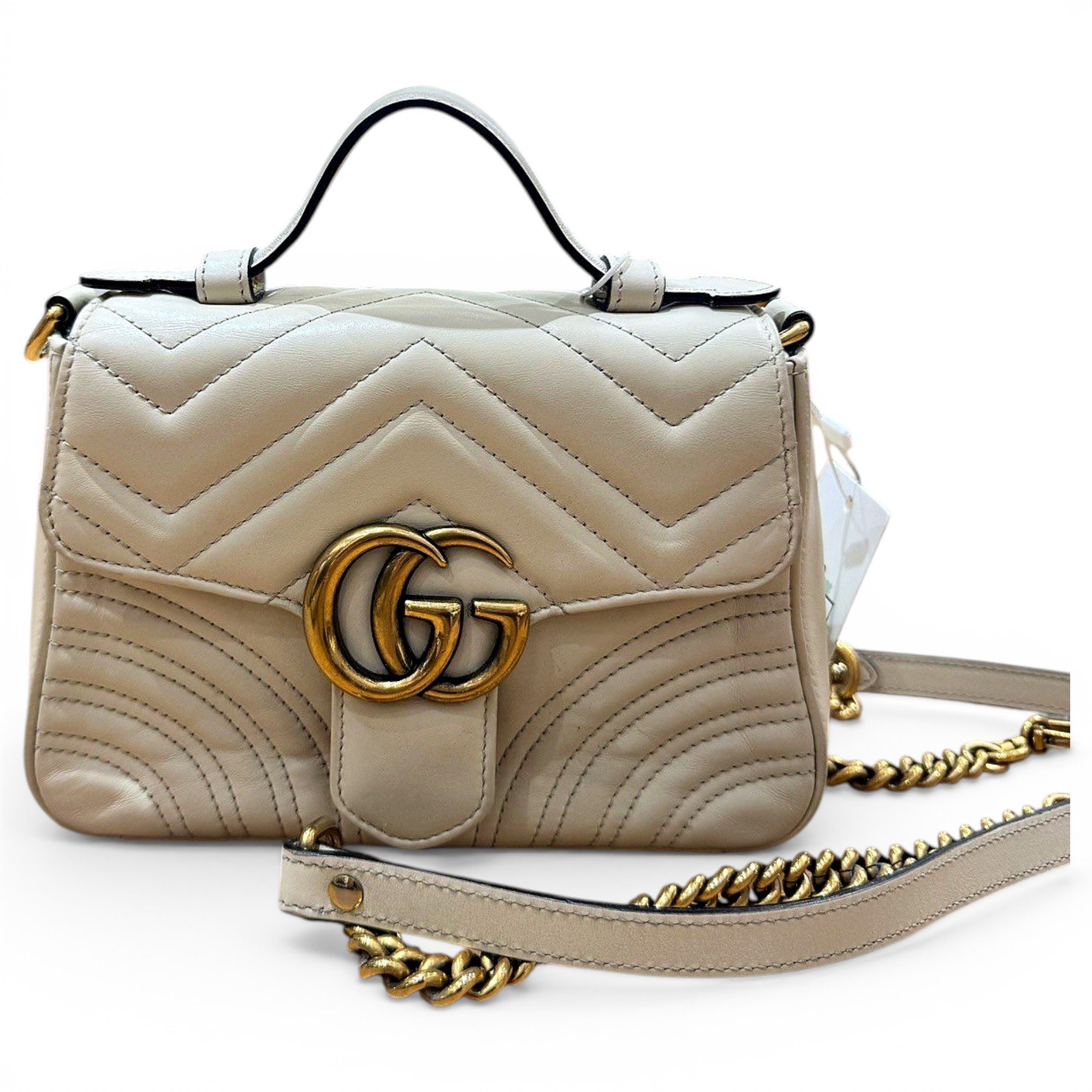 GG Marmont Flap leather handbag