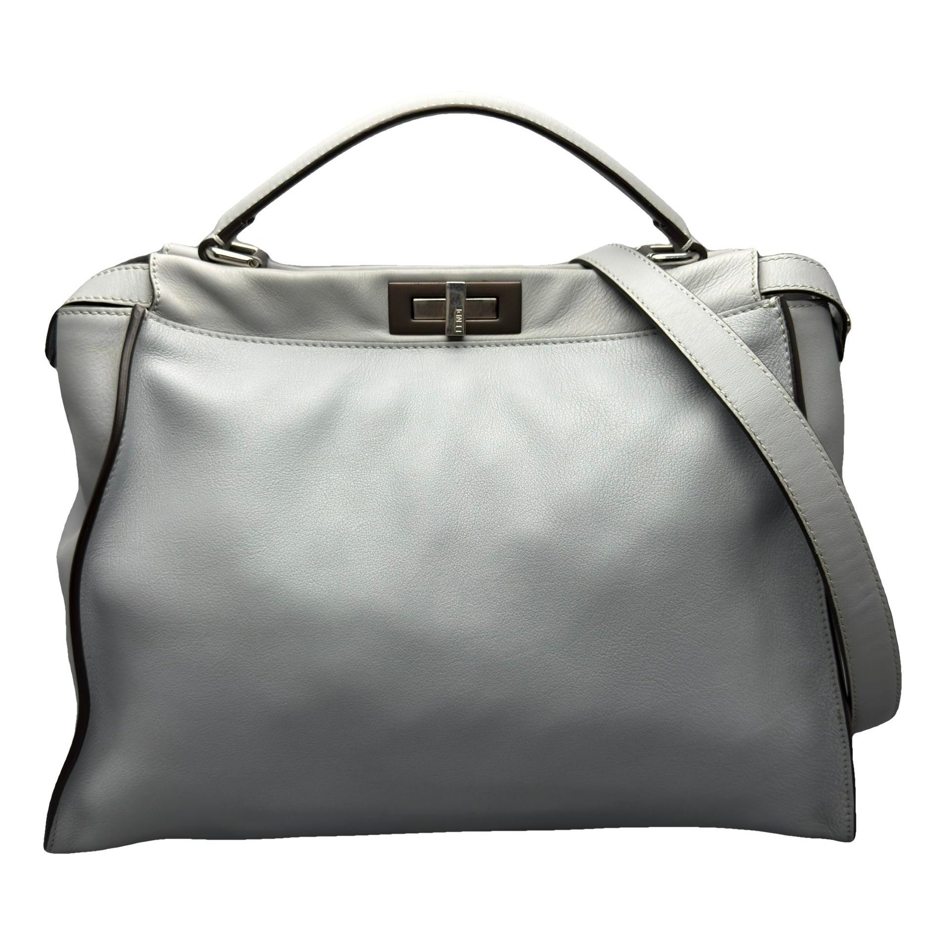 Peekaboo leather handbag