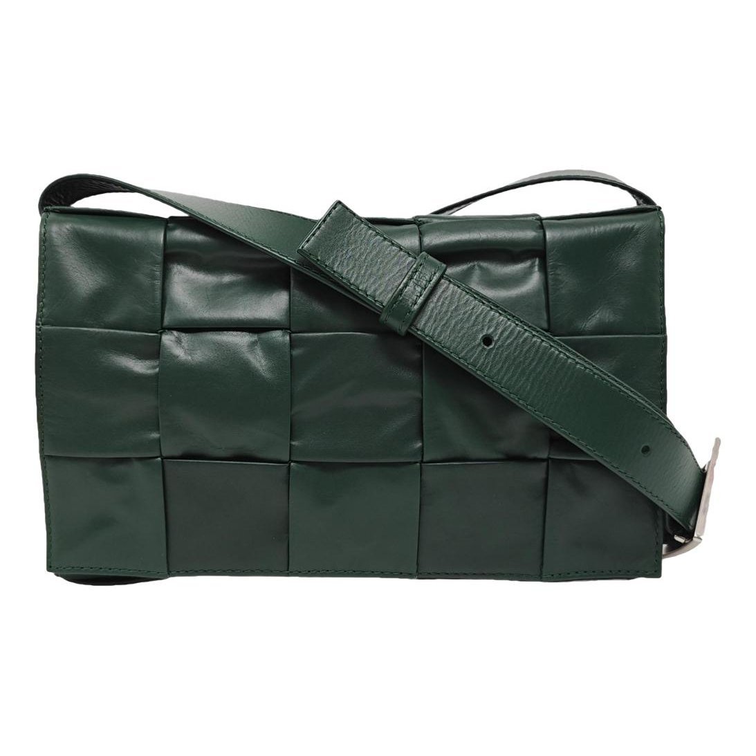 Cassette leather handbag