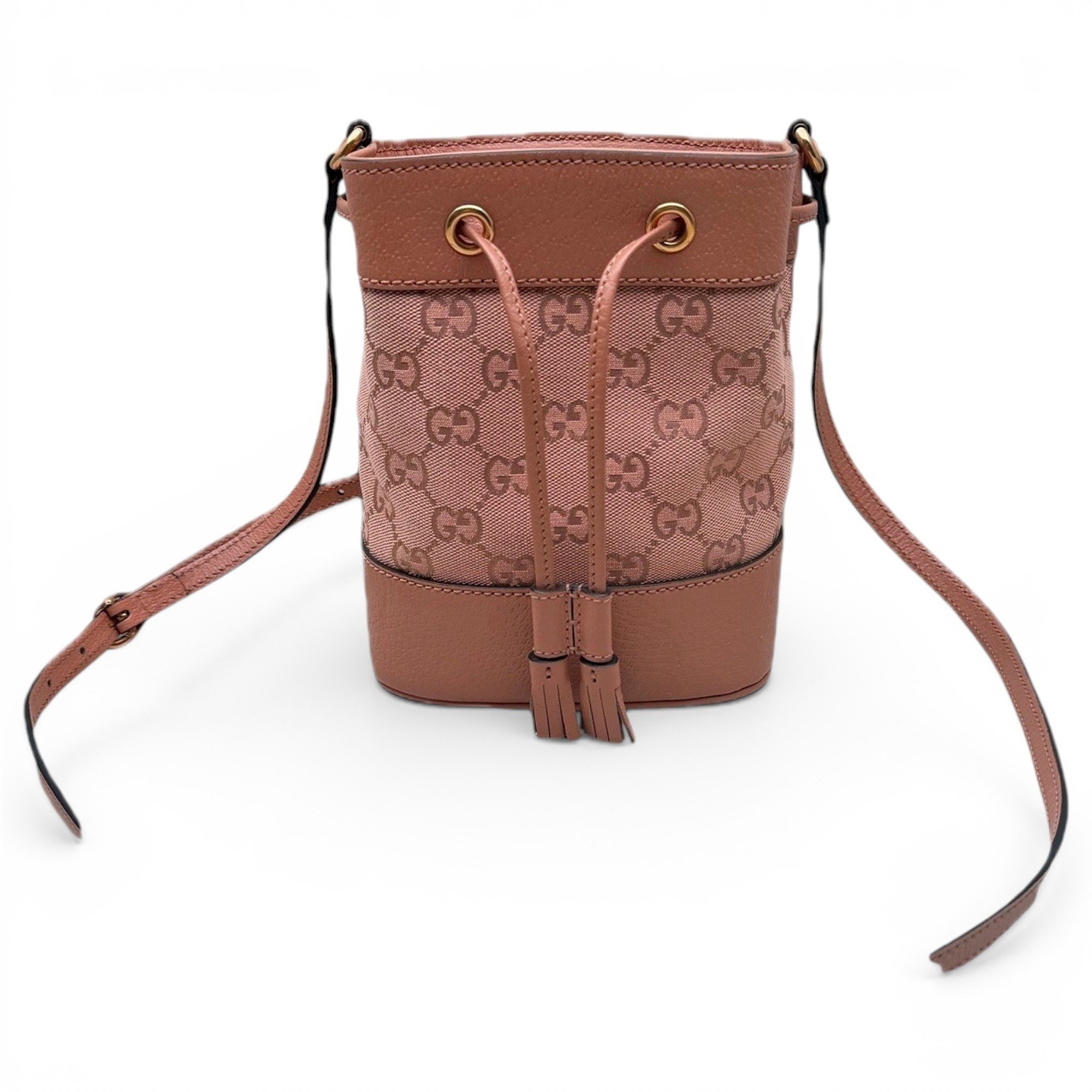 Ophidia Bucket leather handbag