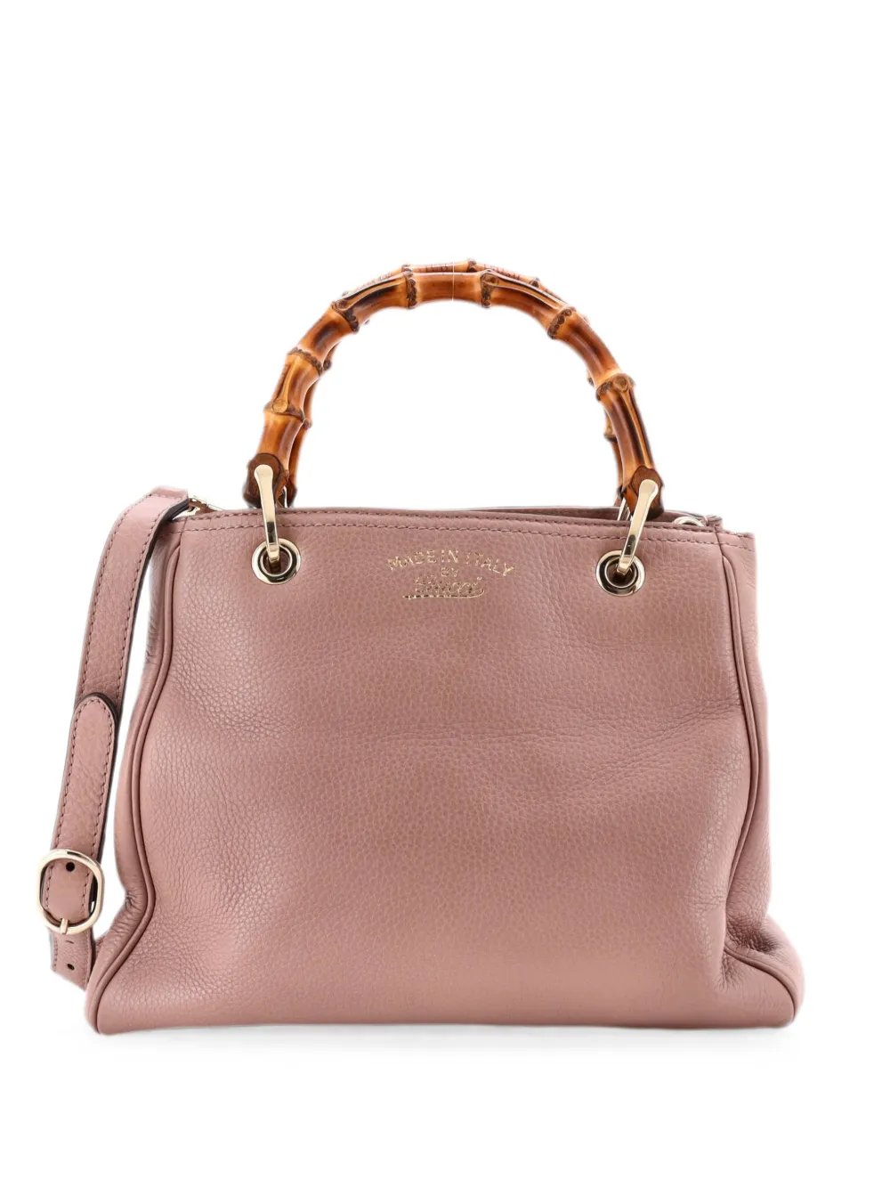 Bamboo Shopper Leather Small tote bag