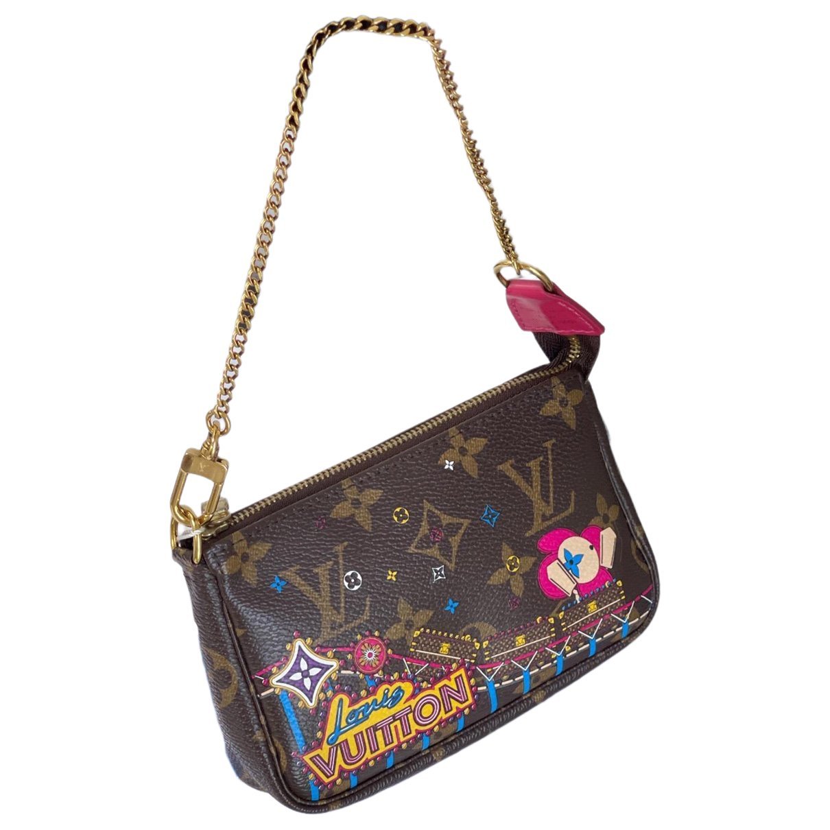 Pochette Accessoire leather handbag