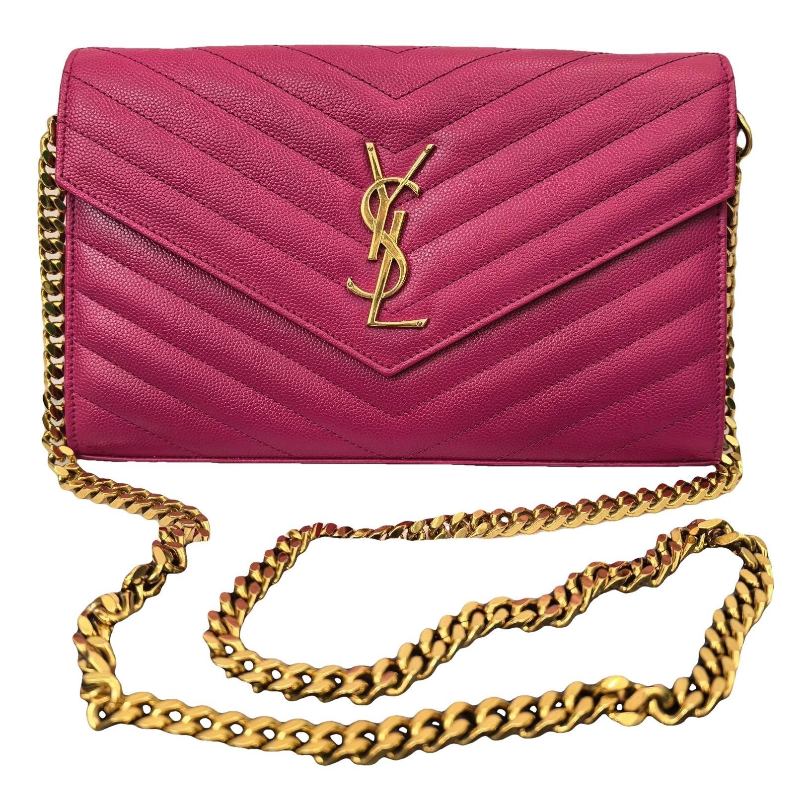 Portefeuille enveloppe leather handbag