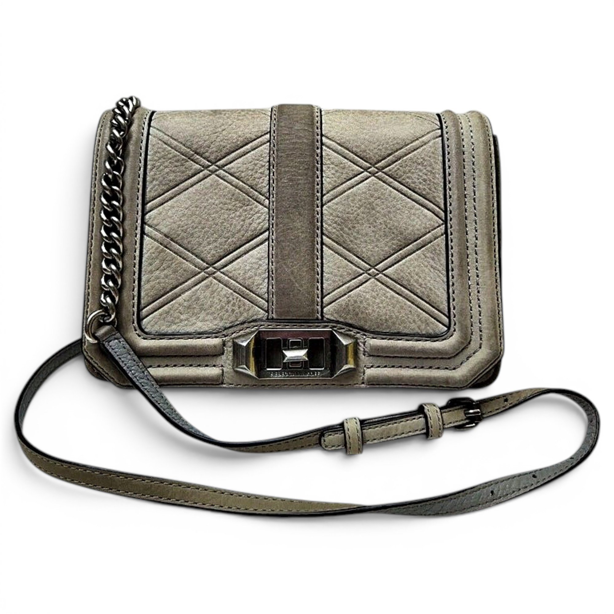 Leather crossbody bag