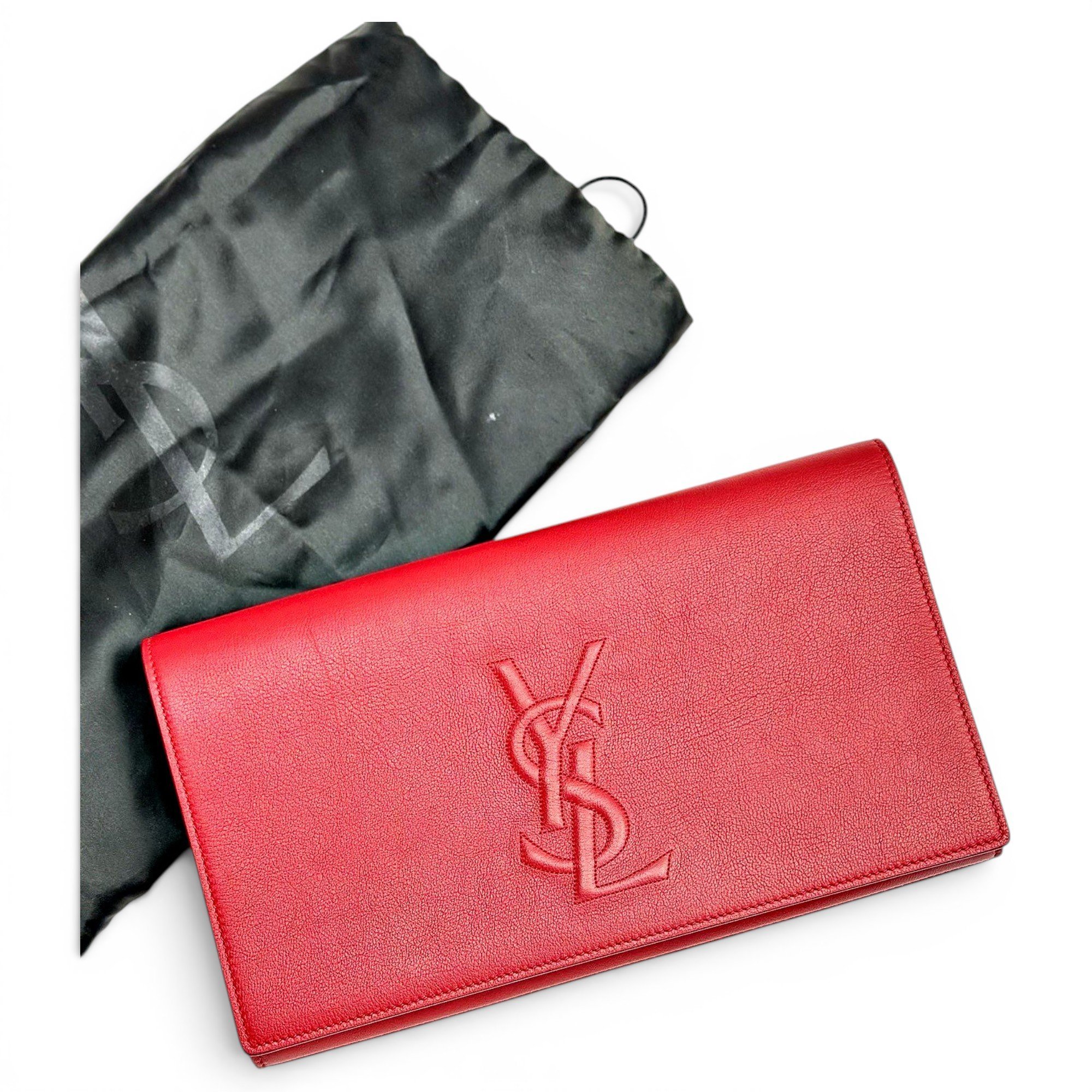 Kate monogramme leather clutch bag