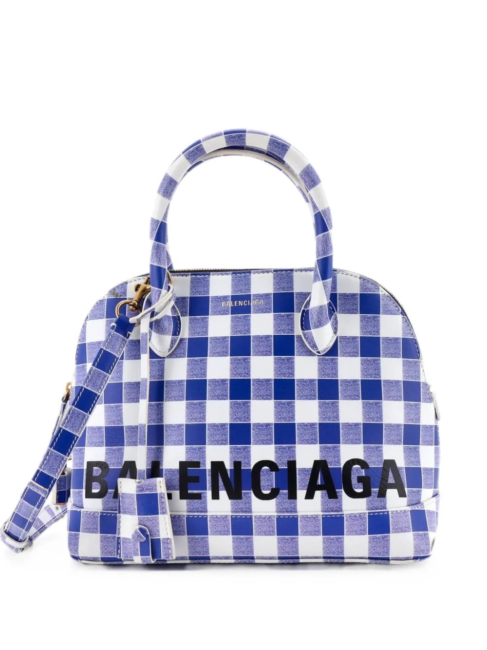 Logo Ville Bag Printed Leather Small satchel