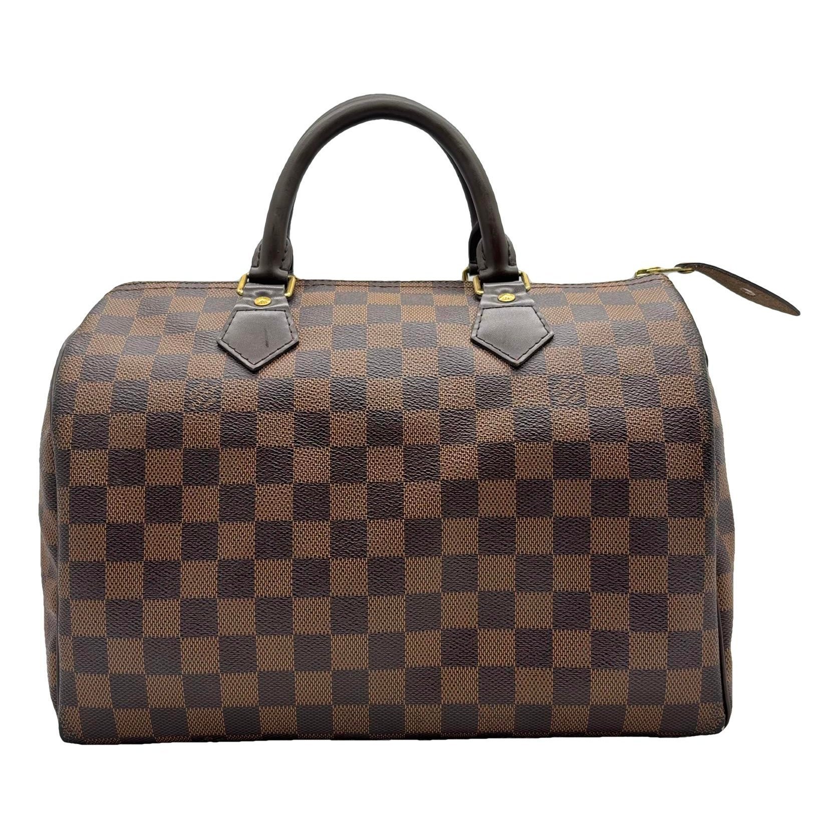 Speedy leather handbag
