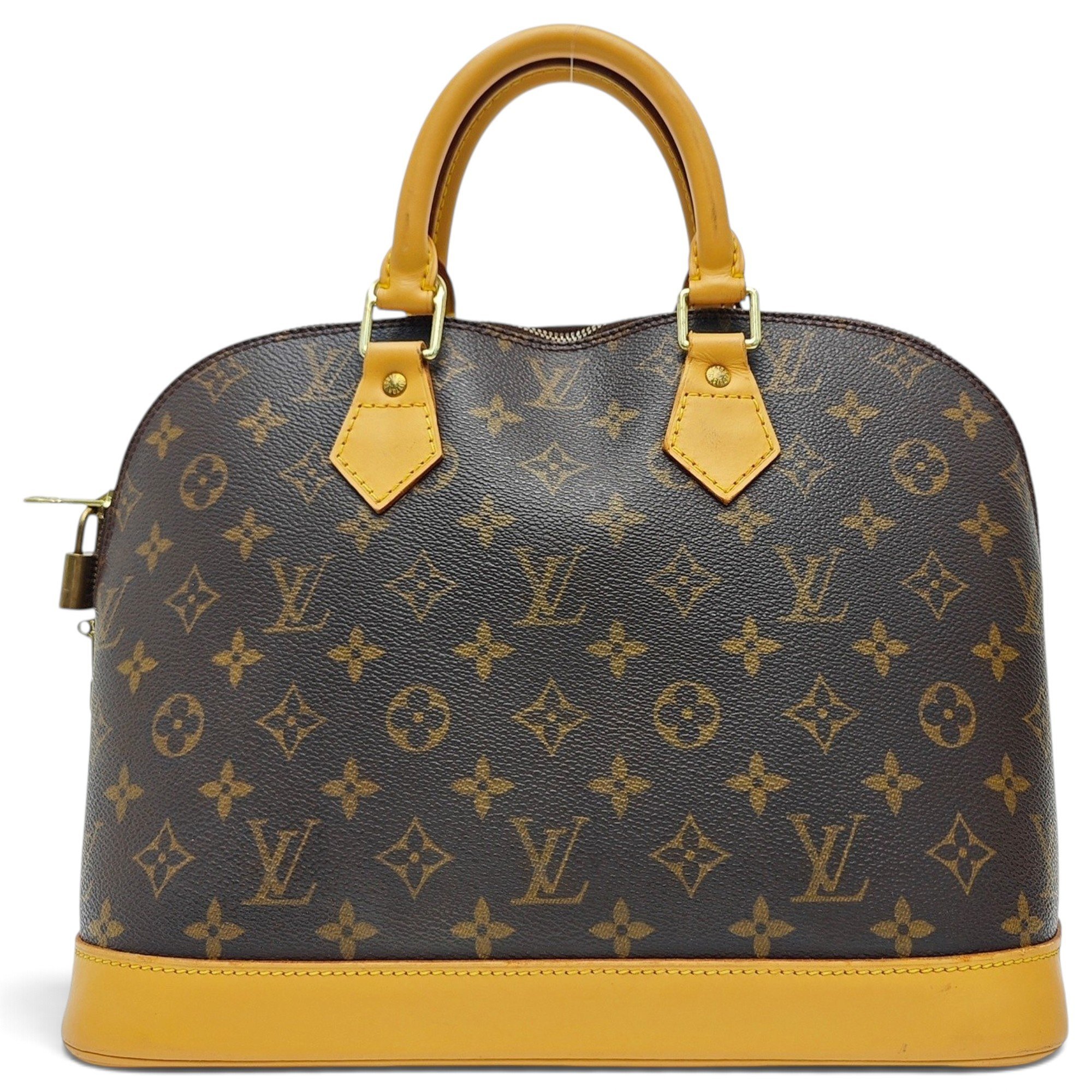 Alma leather handbag