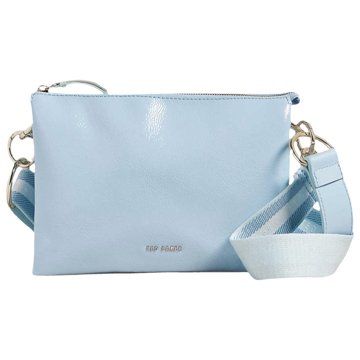 Patent leather crossbody bag