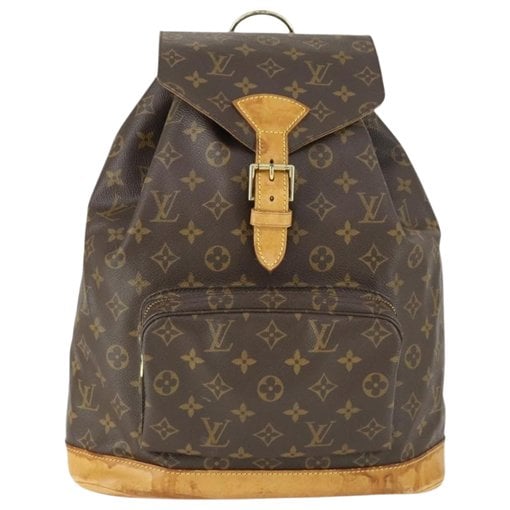 Montsouris leather backpack