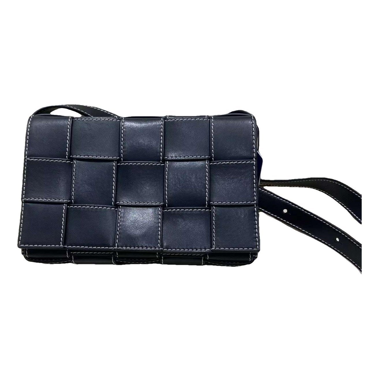 Cassette leather handbag