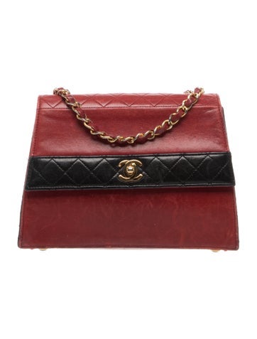 CC Trapezoid Flap Bag