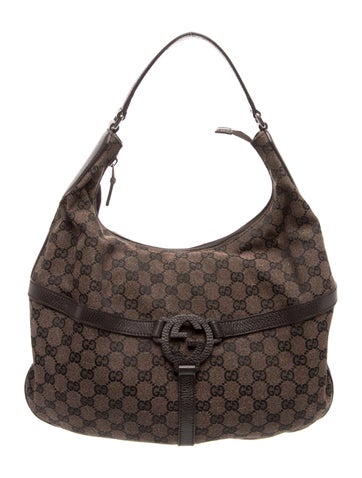 GG Canvas Reins Hobo