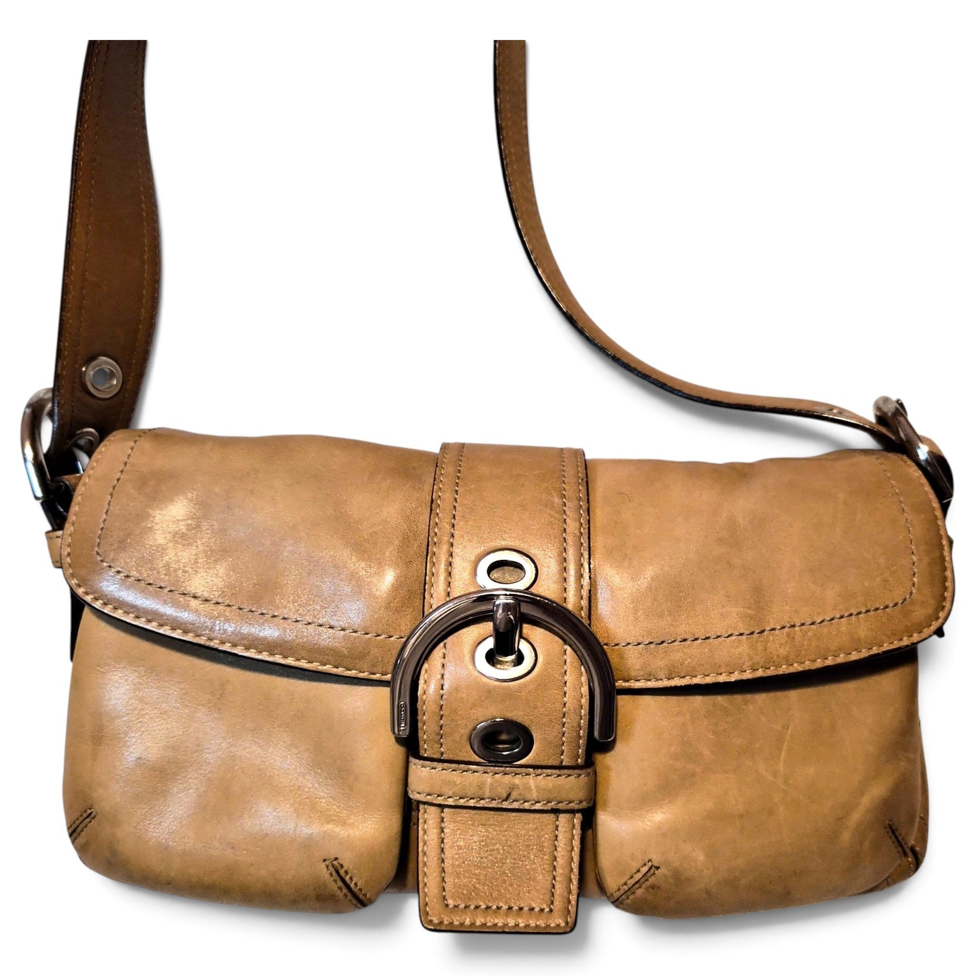 Leather handbag