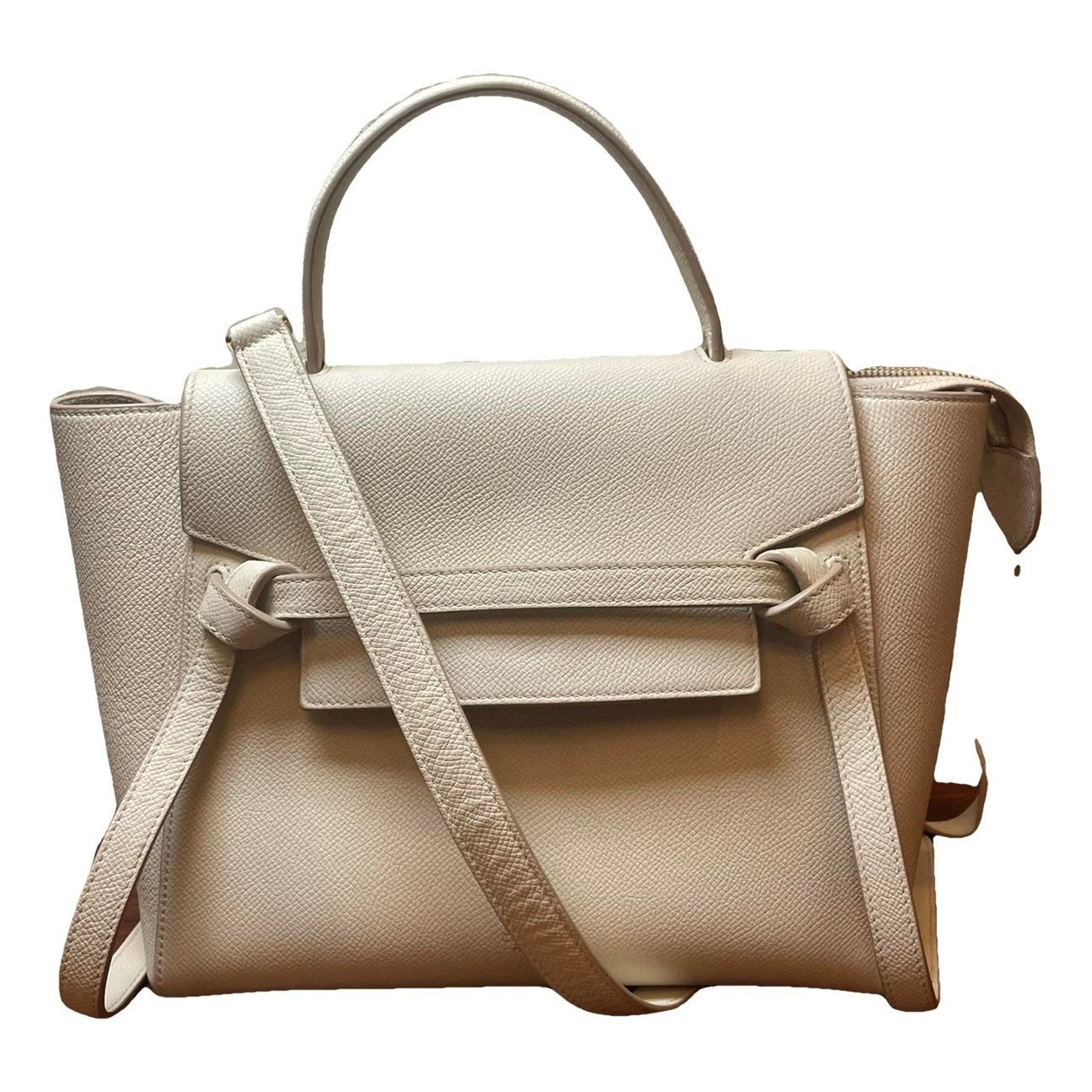 Belt leather handbag