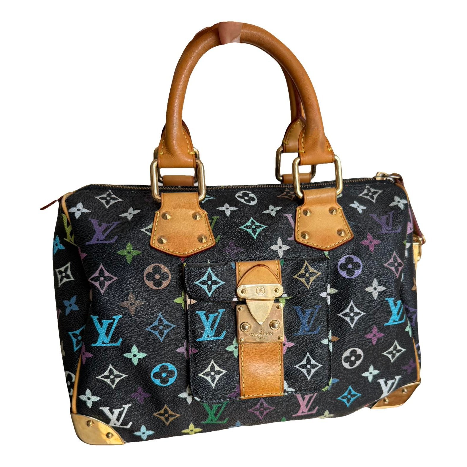 Speedy leather handbag