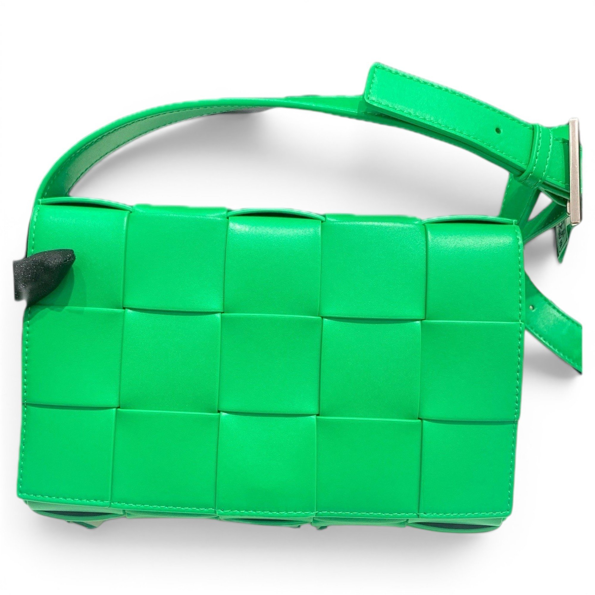 Cassette leather handbag