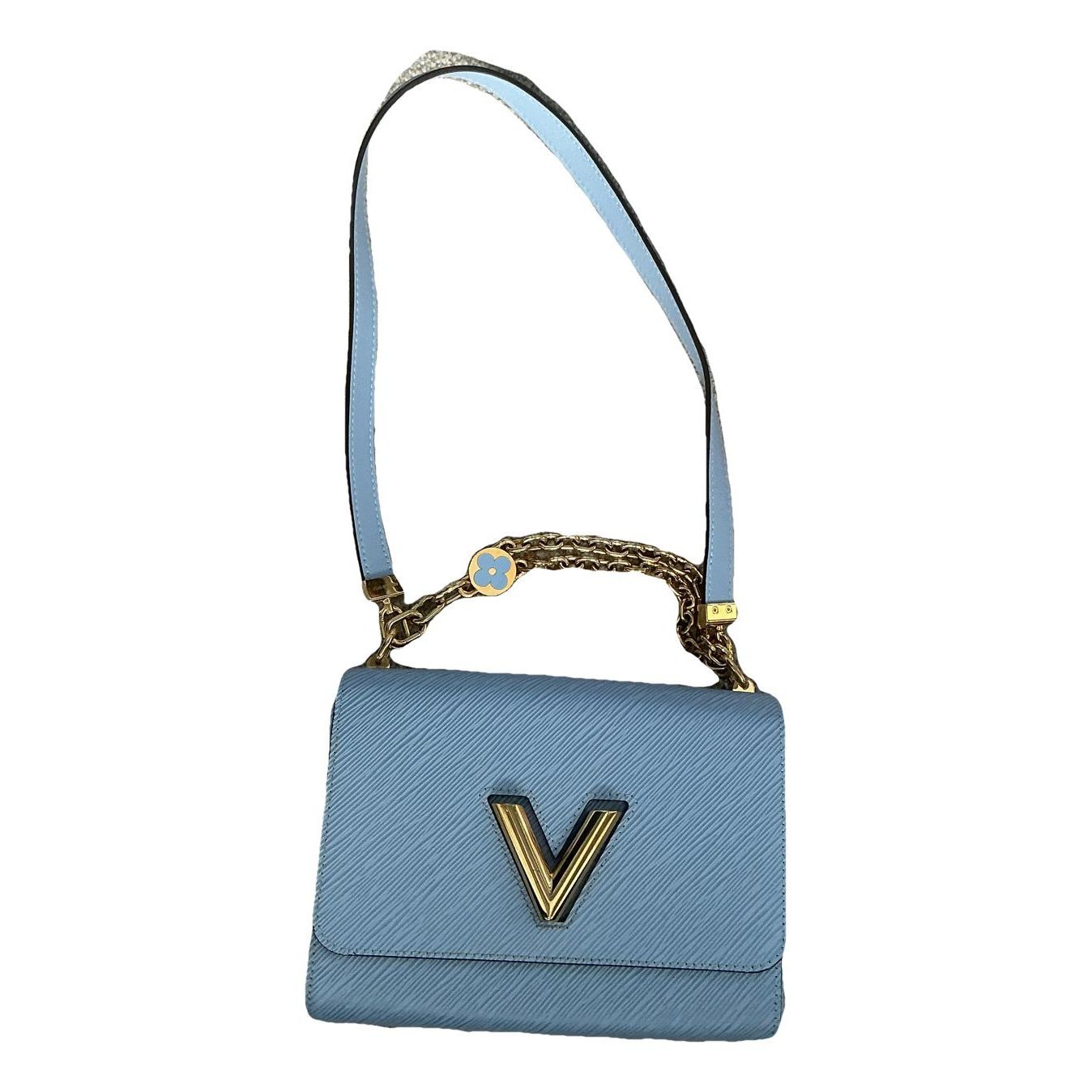 Twist leather crossbody bag