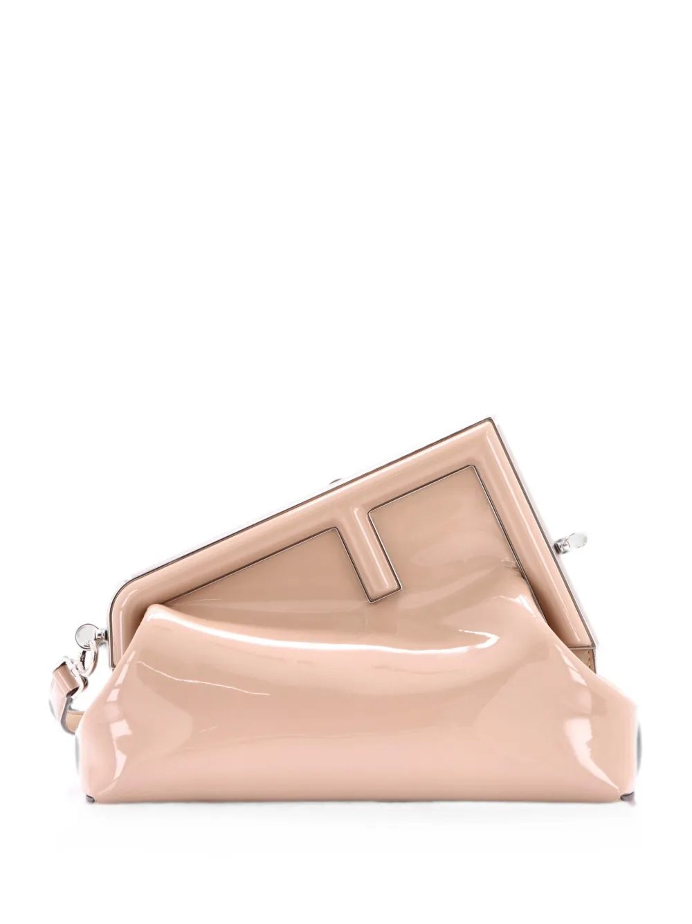 First Bag Patent Midi shoulder bag
